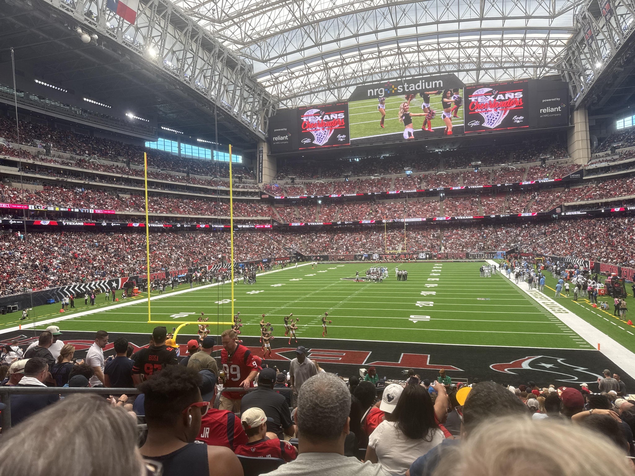 Real Fan View taken from Section 135 at Reliant Stadium by Rain T