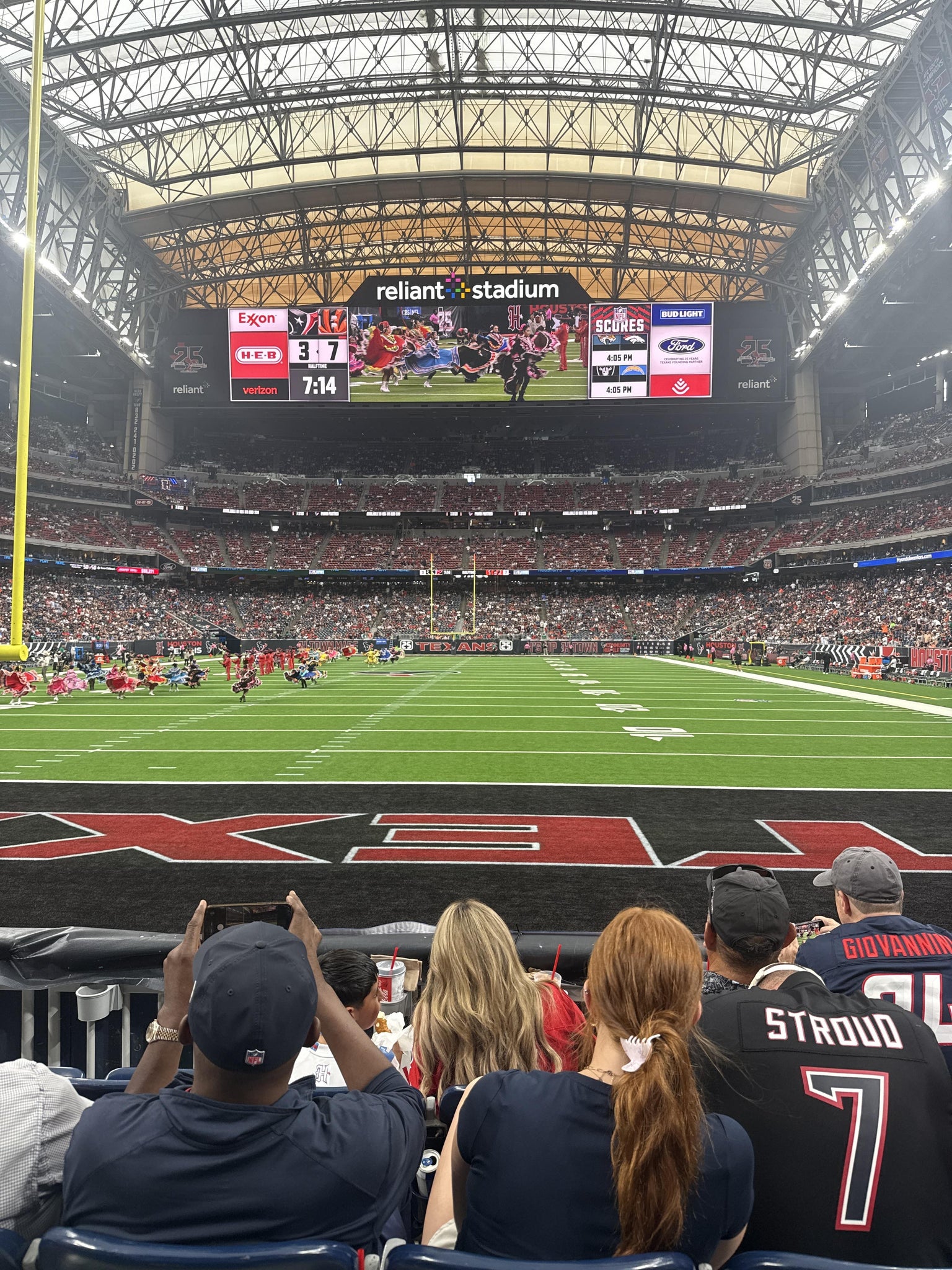 Real Fan View taken from Section 136 at Reliant Stadium by Andrea M