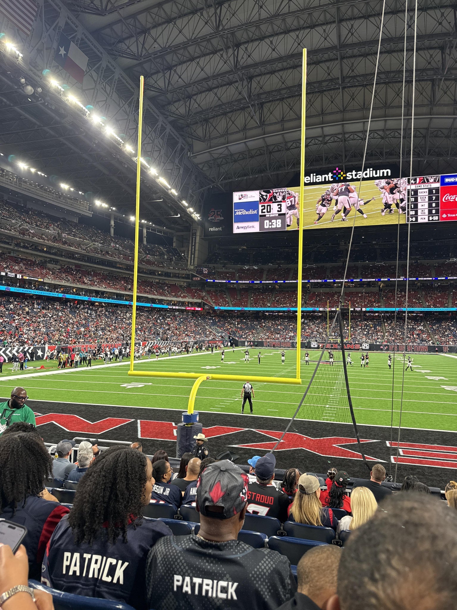 Real Fan View taken from Section 136 at Reliant Stadium by Antonio V