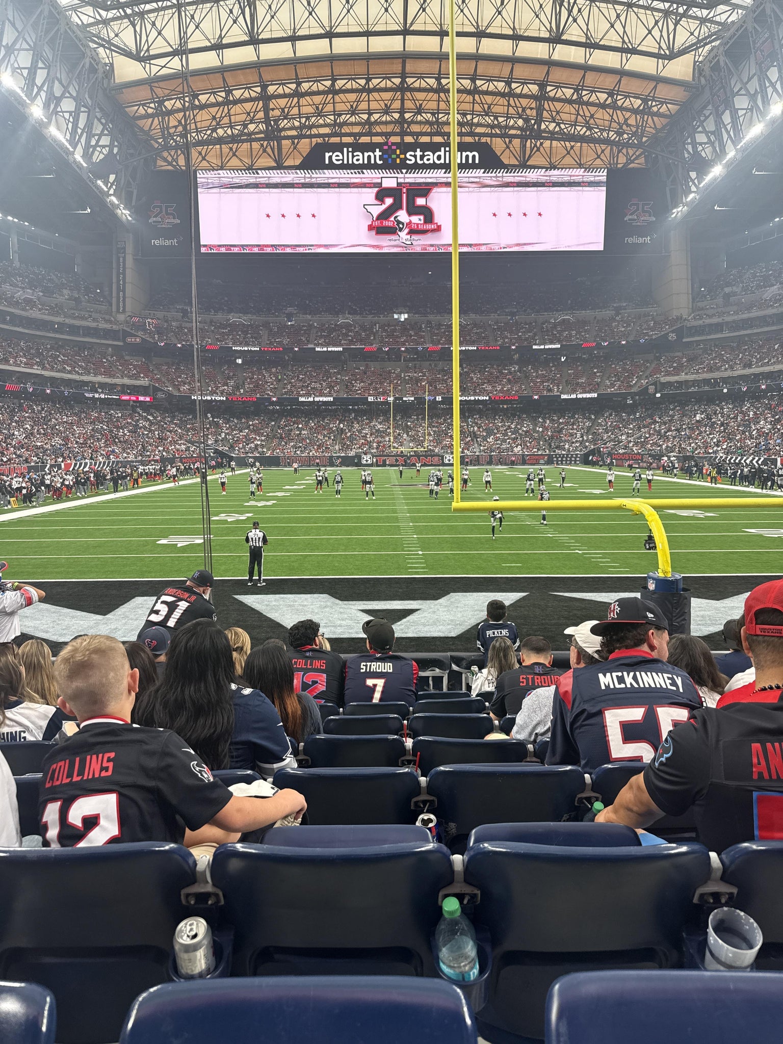 Vue réelle des fans prise de la Section 137 au site Reliant Stadium par Taven F