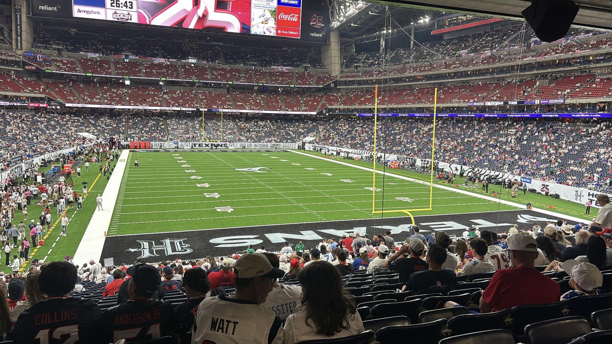 Real Fan View taken from Section 138 at Reliant Stadium by Courtney J
