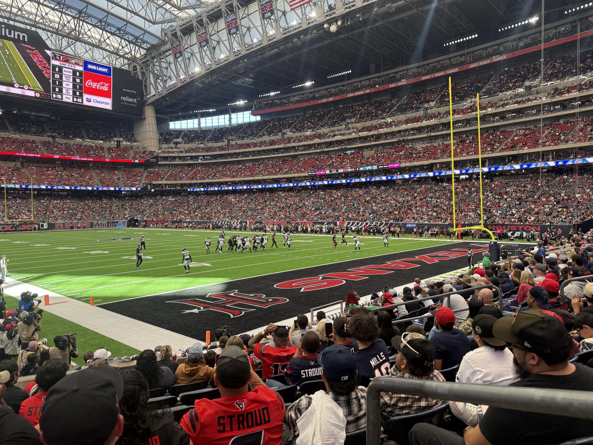 Real Fan View taken from Section 140 at Reliant Stadium by David P