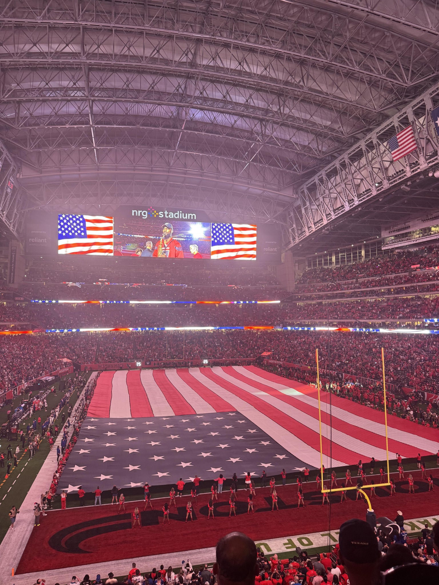 Real Fan View taken from Section 325 at Reliant Stadium by Jason L