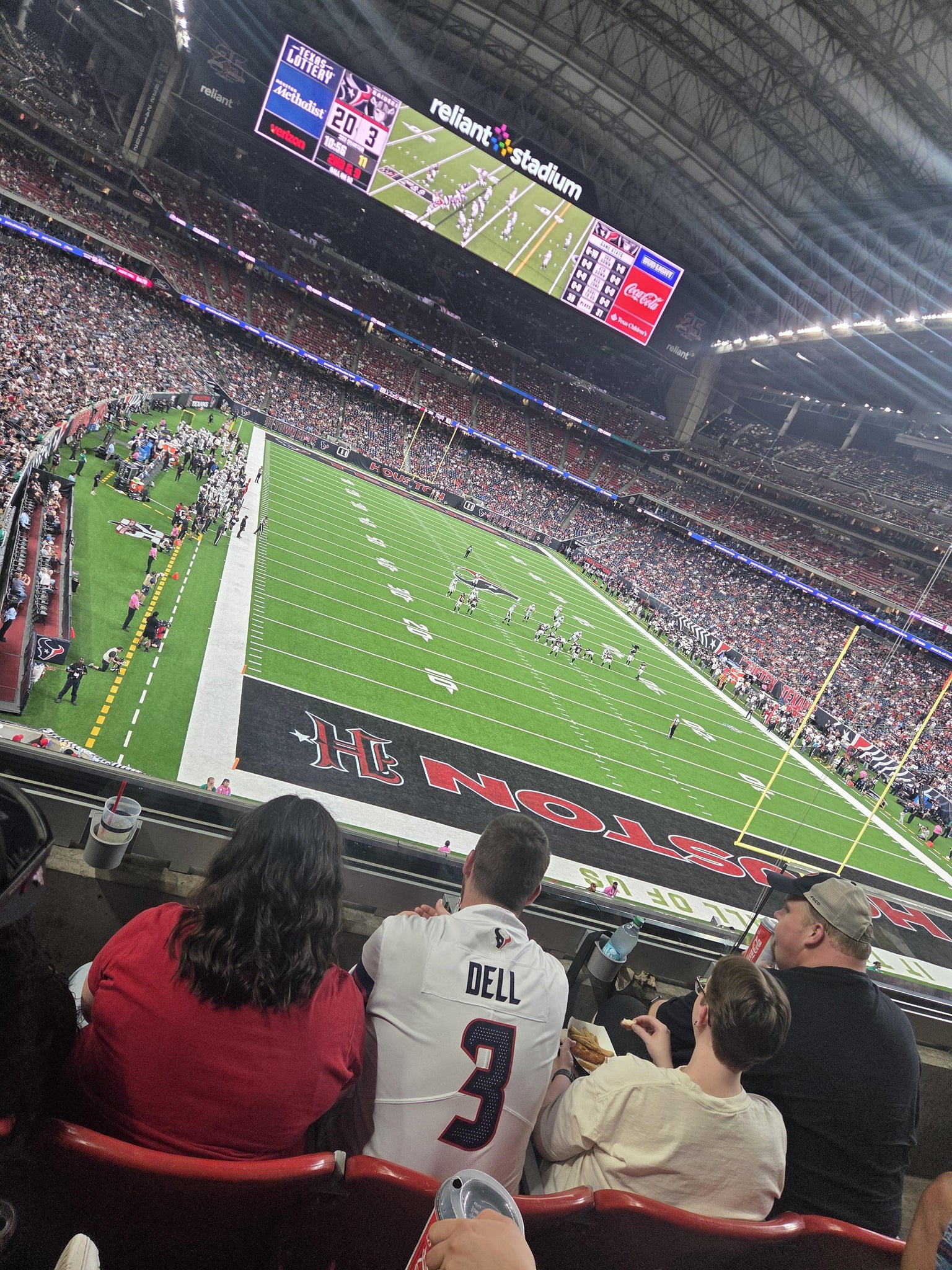 Real Fan View taken from Section 326 at Reliant Stadium by Marvis F