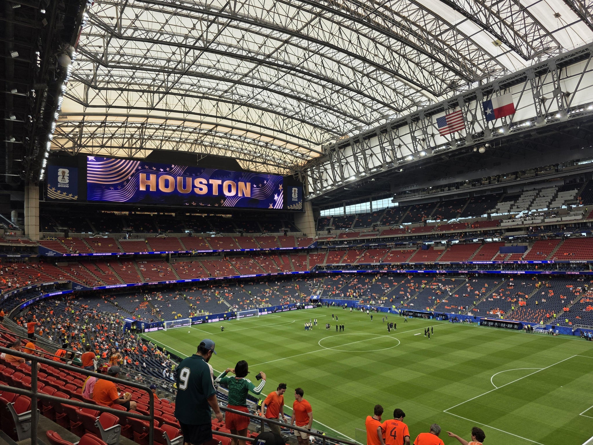 Real Fan View taken from Section 332 at Reliant Stadium by Kevin V