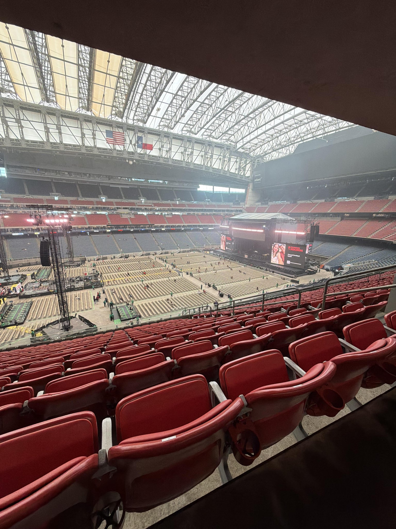 Real Fan View taken from Section 340 at Reliant Stadium by Andrew H