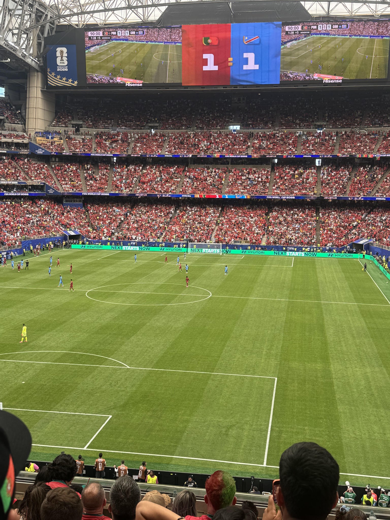 Real Fan View taken from Section 350 at Reliant Stadium by Nery C