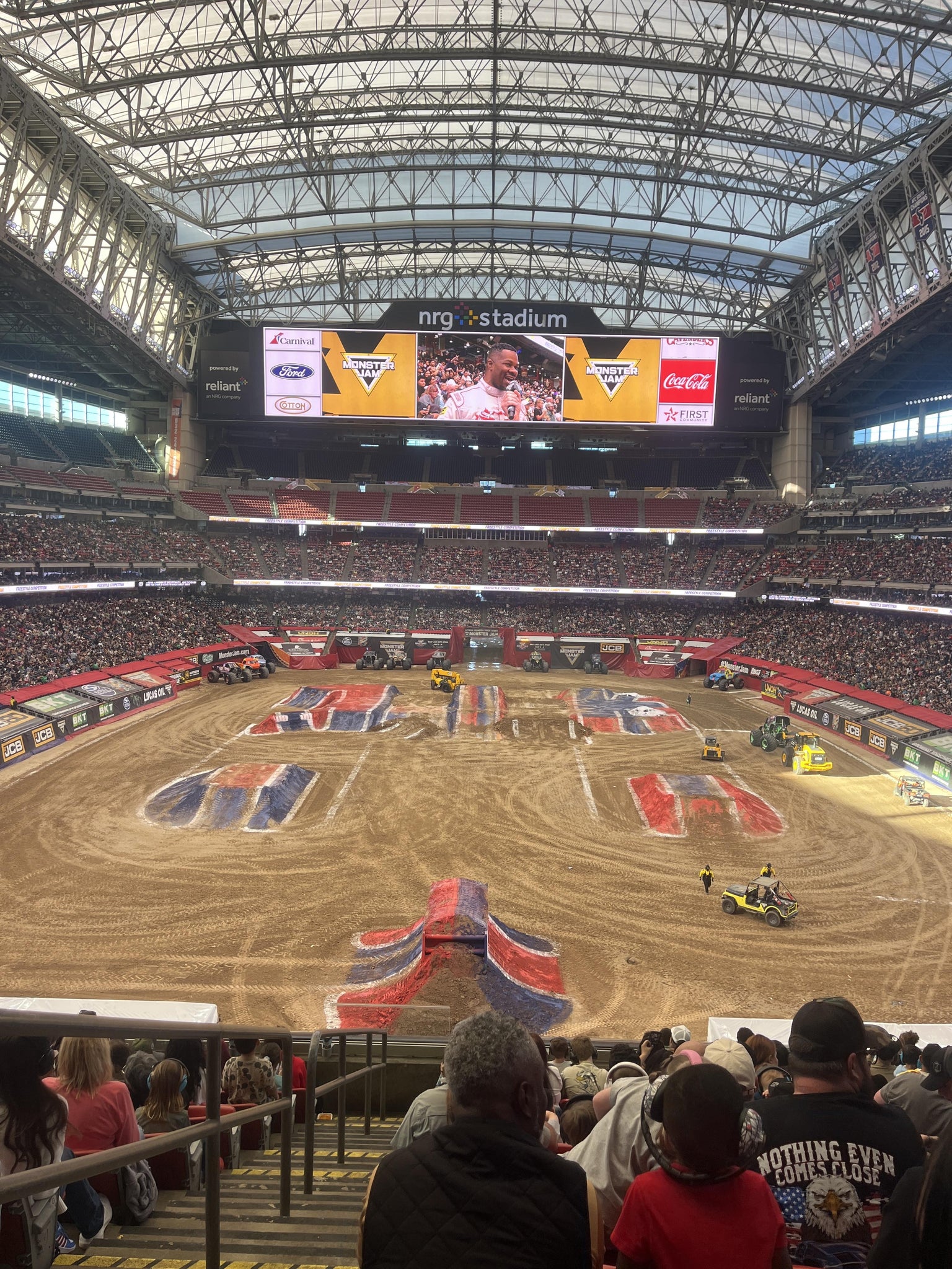 Real Fan View taken from Section 351 at Reliant Stadium by Lazaro F