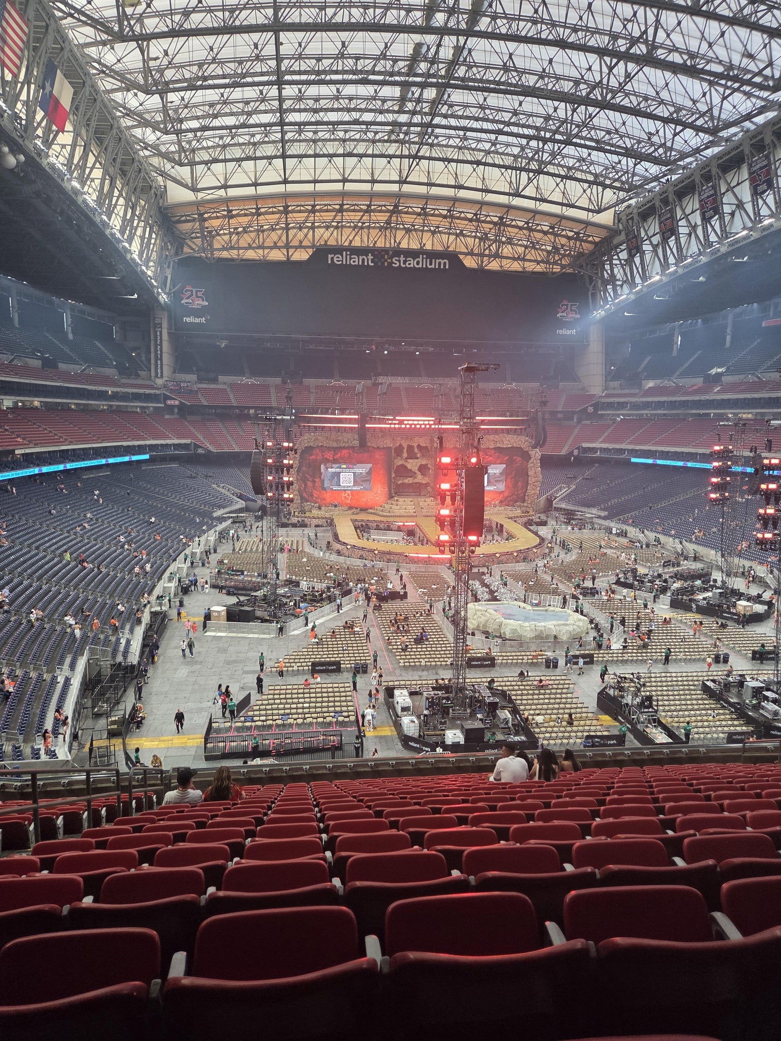 Real Fan View taken from Section 353 at Reliant Stadium by Alexandria R