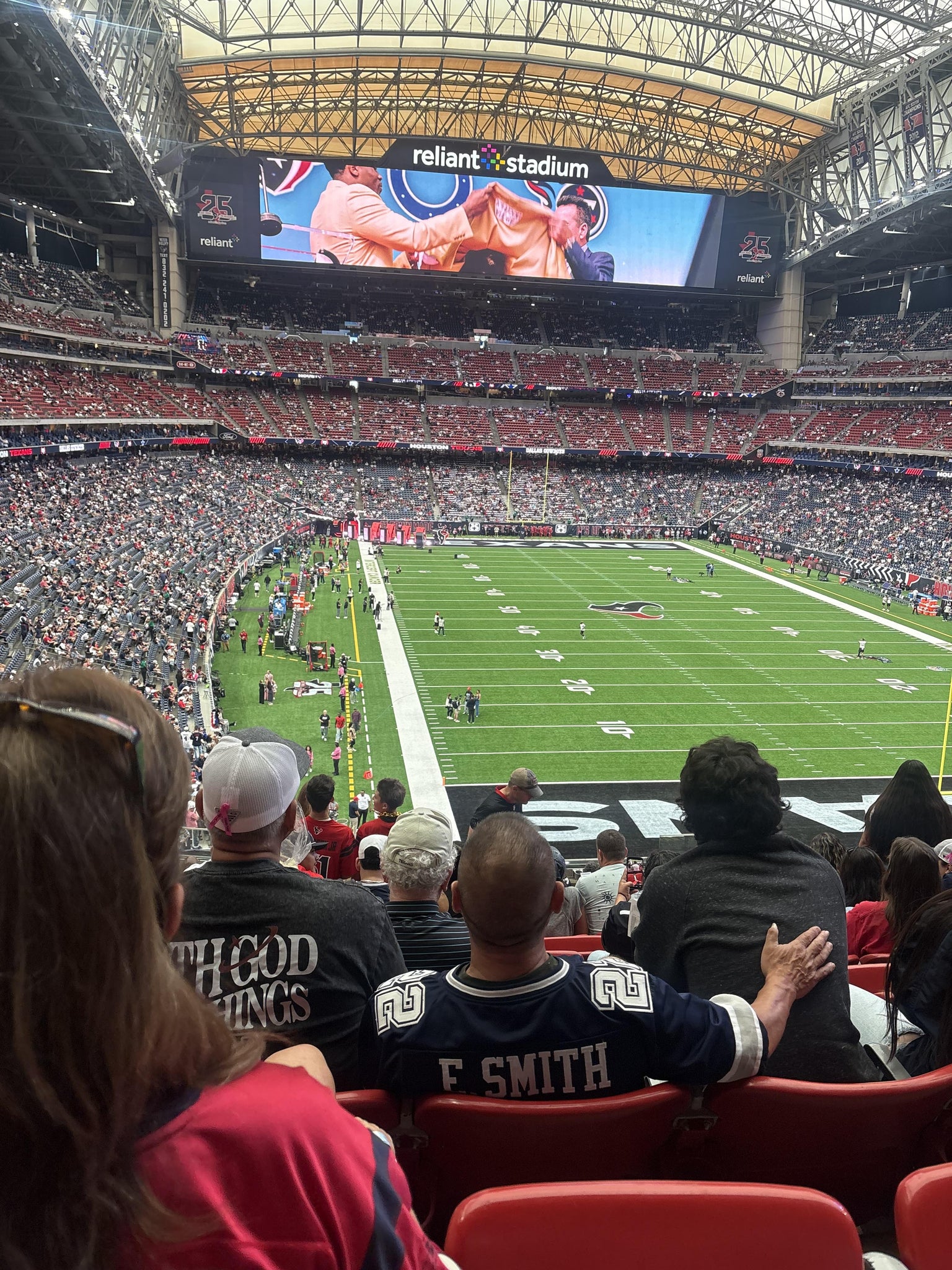 Vue réelle des fans prise de la Section 354 au site Reliant Stadium par Quiana G