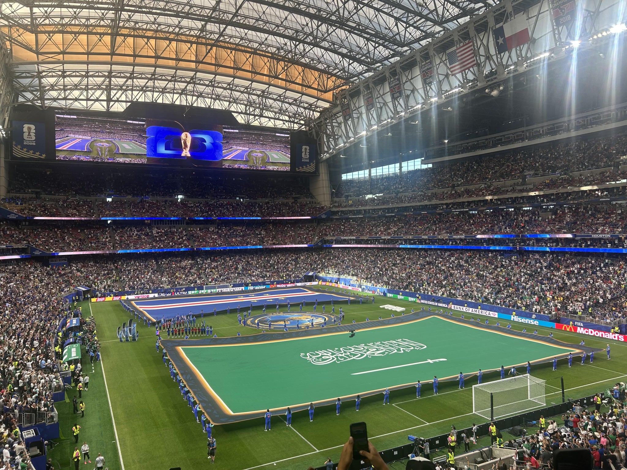 Real Fan View taken from Section 355 at Reliant Stadium by Avery S
