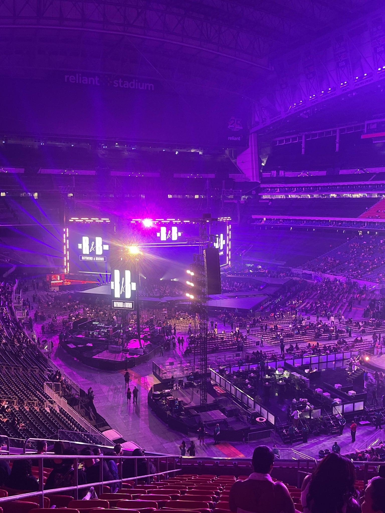Vue réelle des fans prise de la Section 356 au site Reliant Stadium par Breanna H