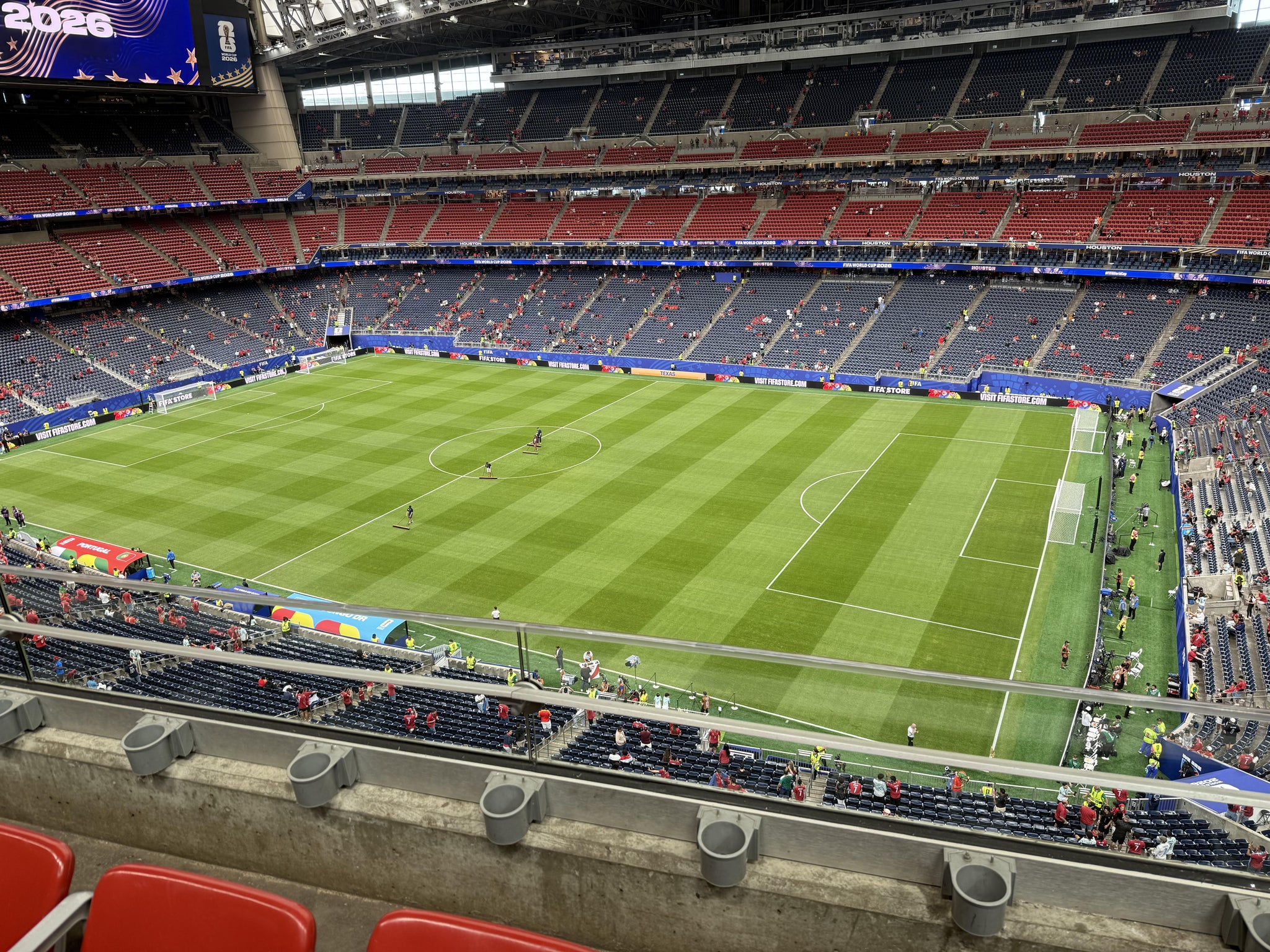 Real Fan View taken from Section 504 at Reliant Stadium by Anonymous User