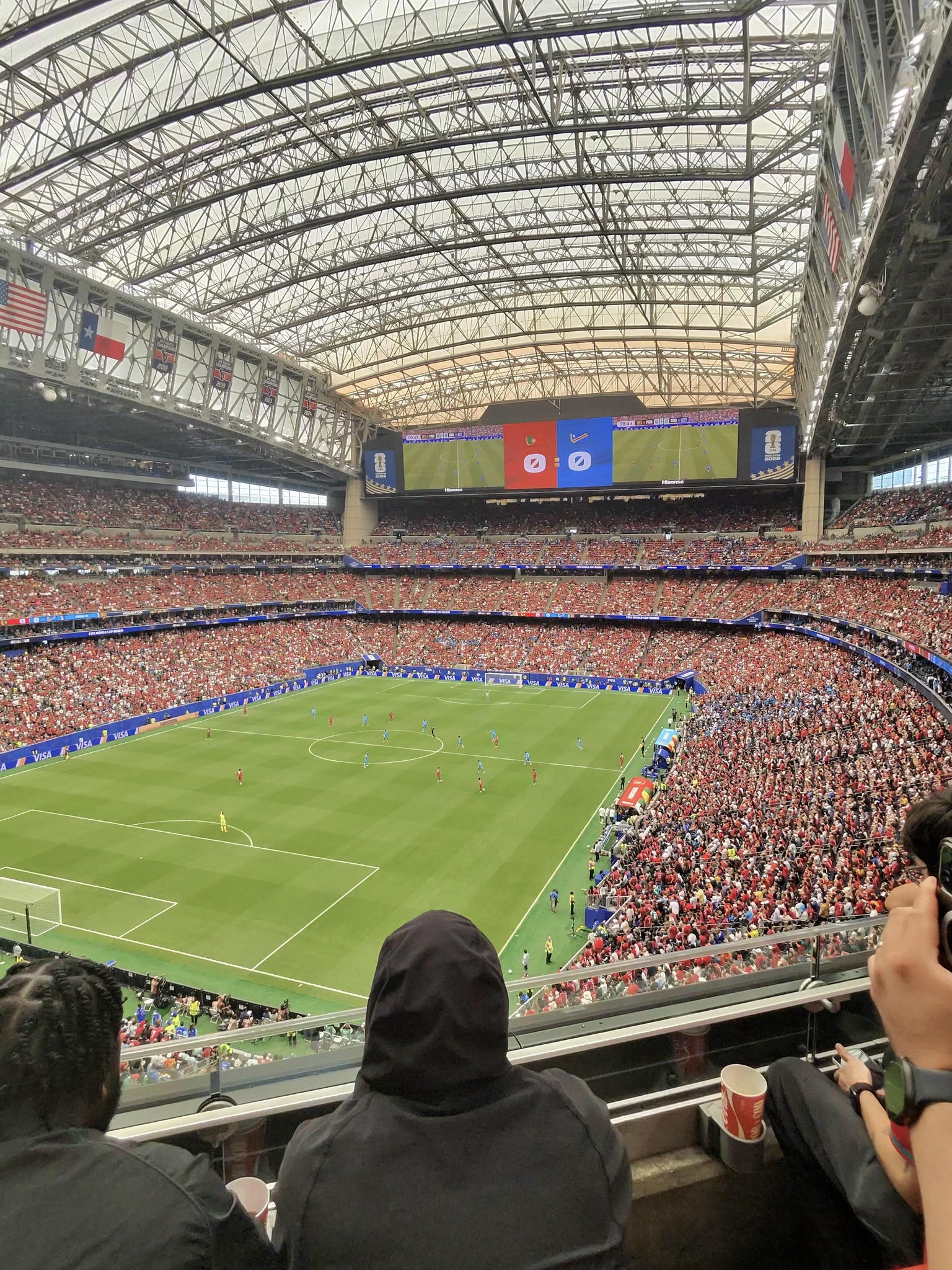 Real Fan View taken from Section 516 at Reliant Stadium by Rodrigo G