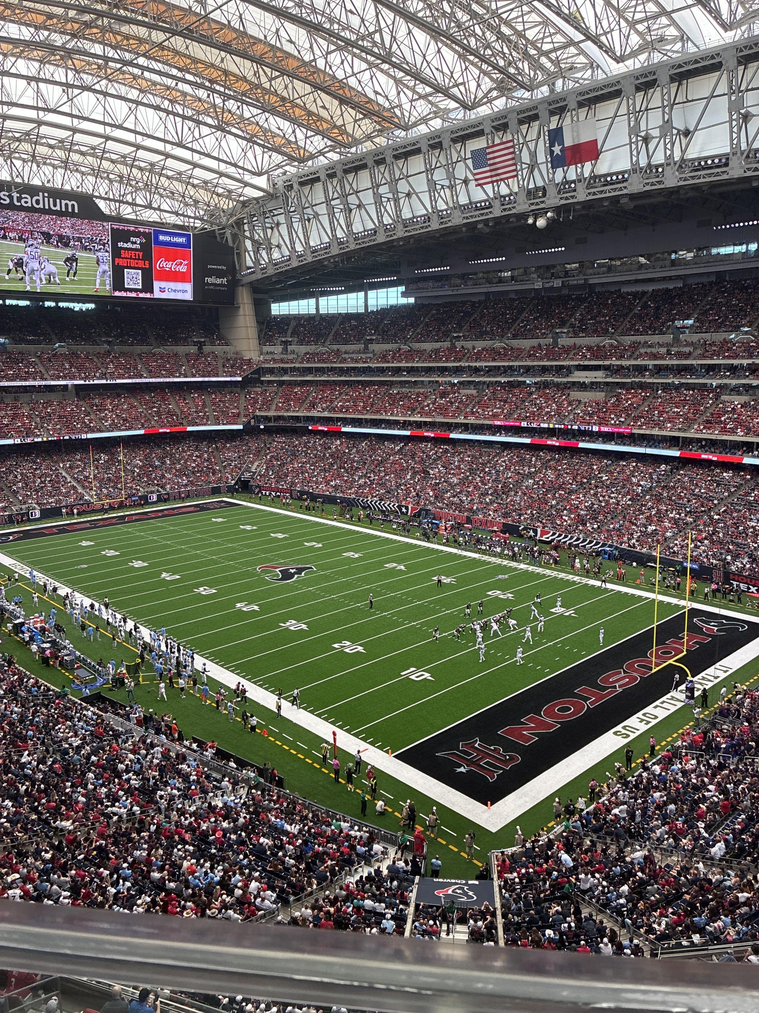 Real Fan View taken from Section 527 at Reliant Stadium by Ivy M
