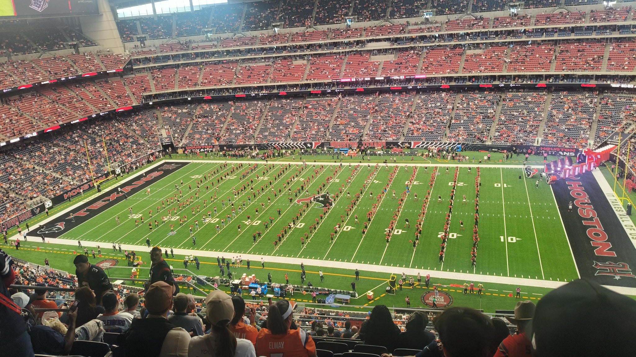 Real Fan View taken from Section 532 at Reliant Stadium by Milton jair C