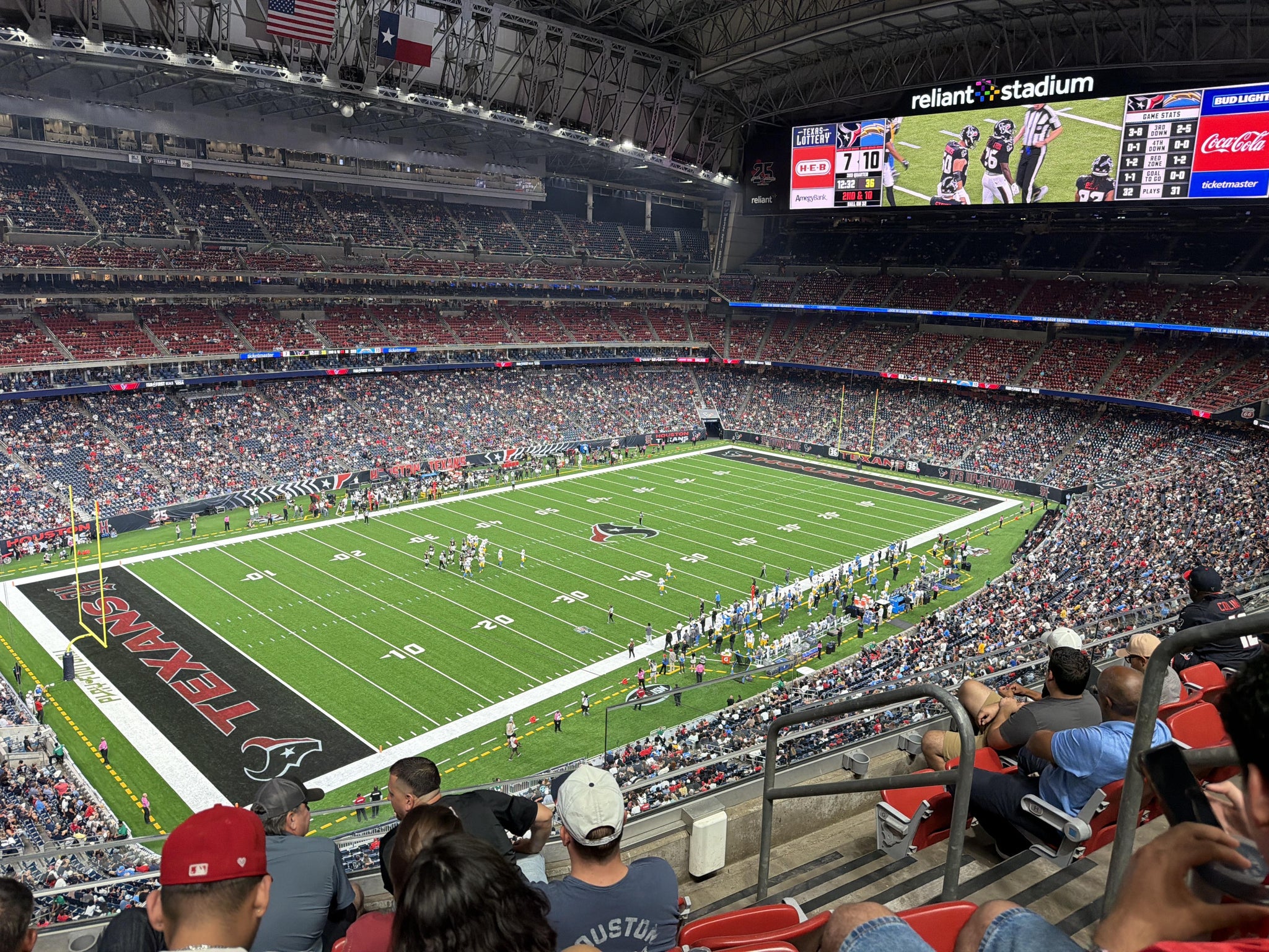Real Fan View taken from Section 540 at Reliant Stadium by Jose C
