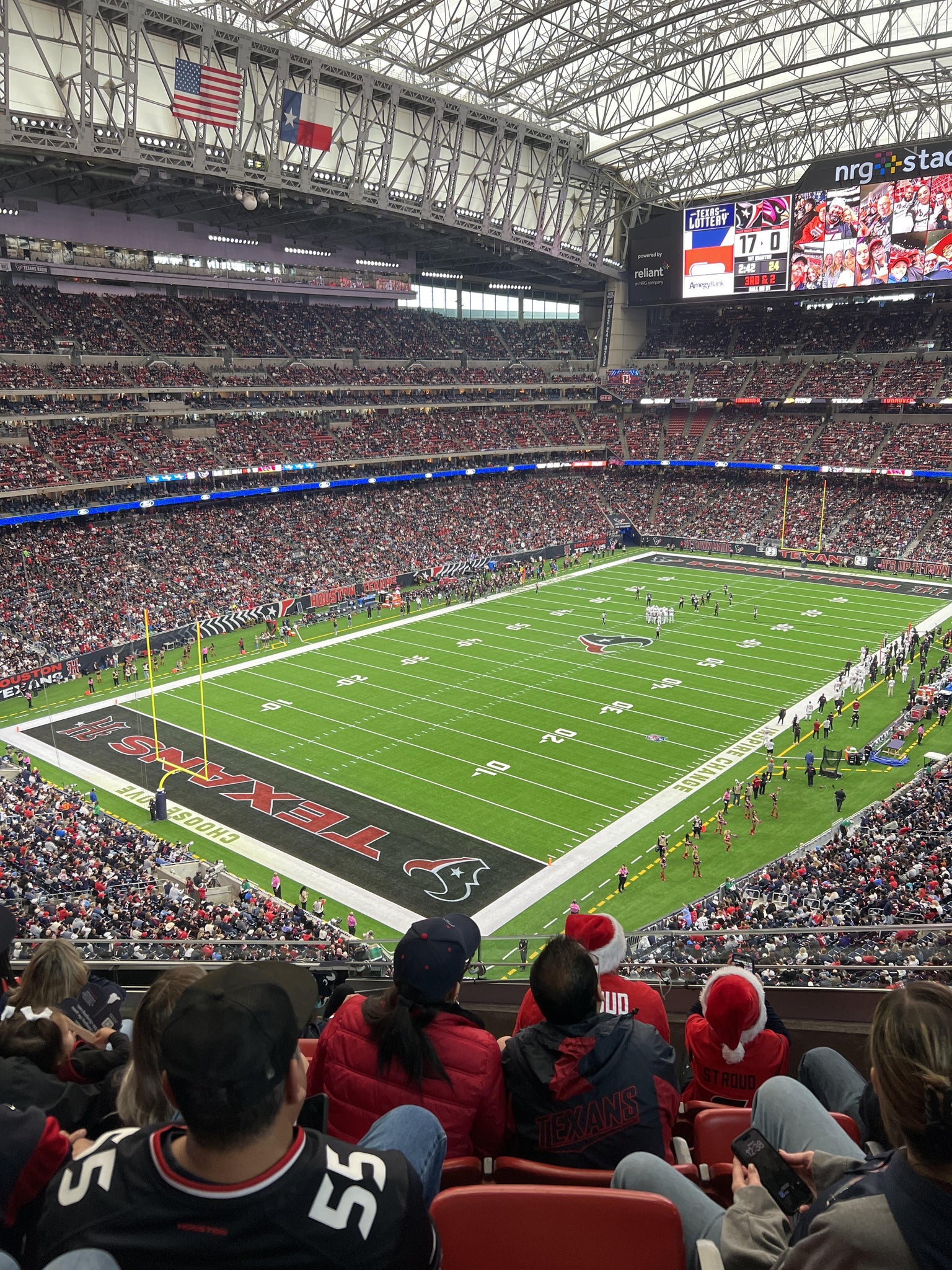 Real Fan View taken from Section 542 at Reliant Stadium by Latonya S