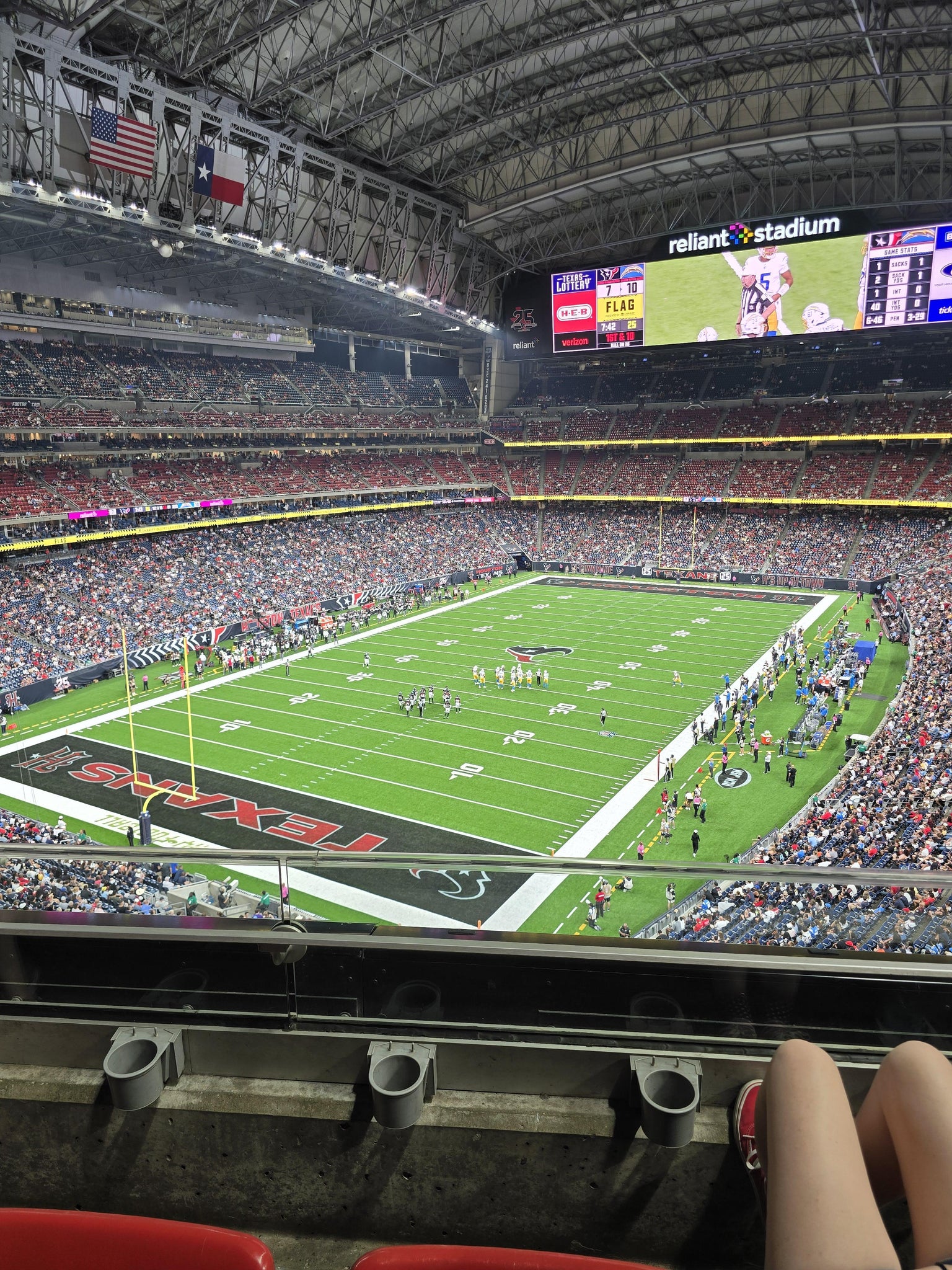 Real Fan View taken from Section 543 at Reliant Stadium by Kefawn M
