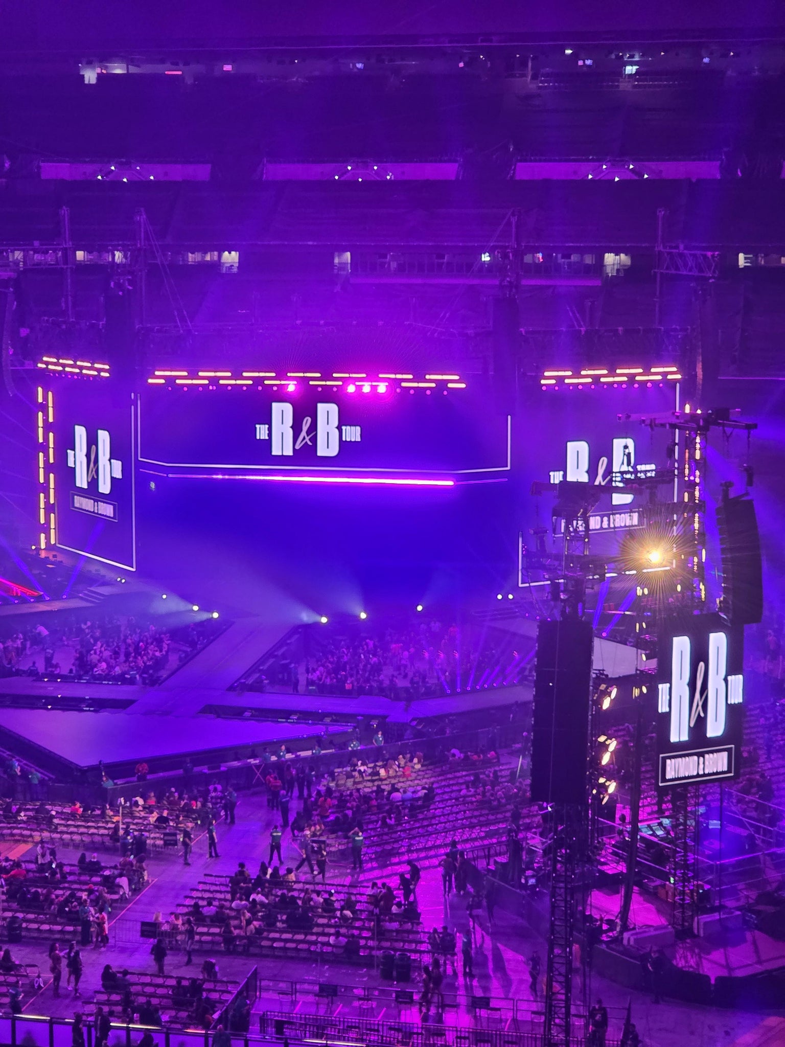 Vue réelle des fans prise de la Section 544 au site Reliant Stadium par Shanelle T