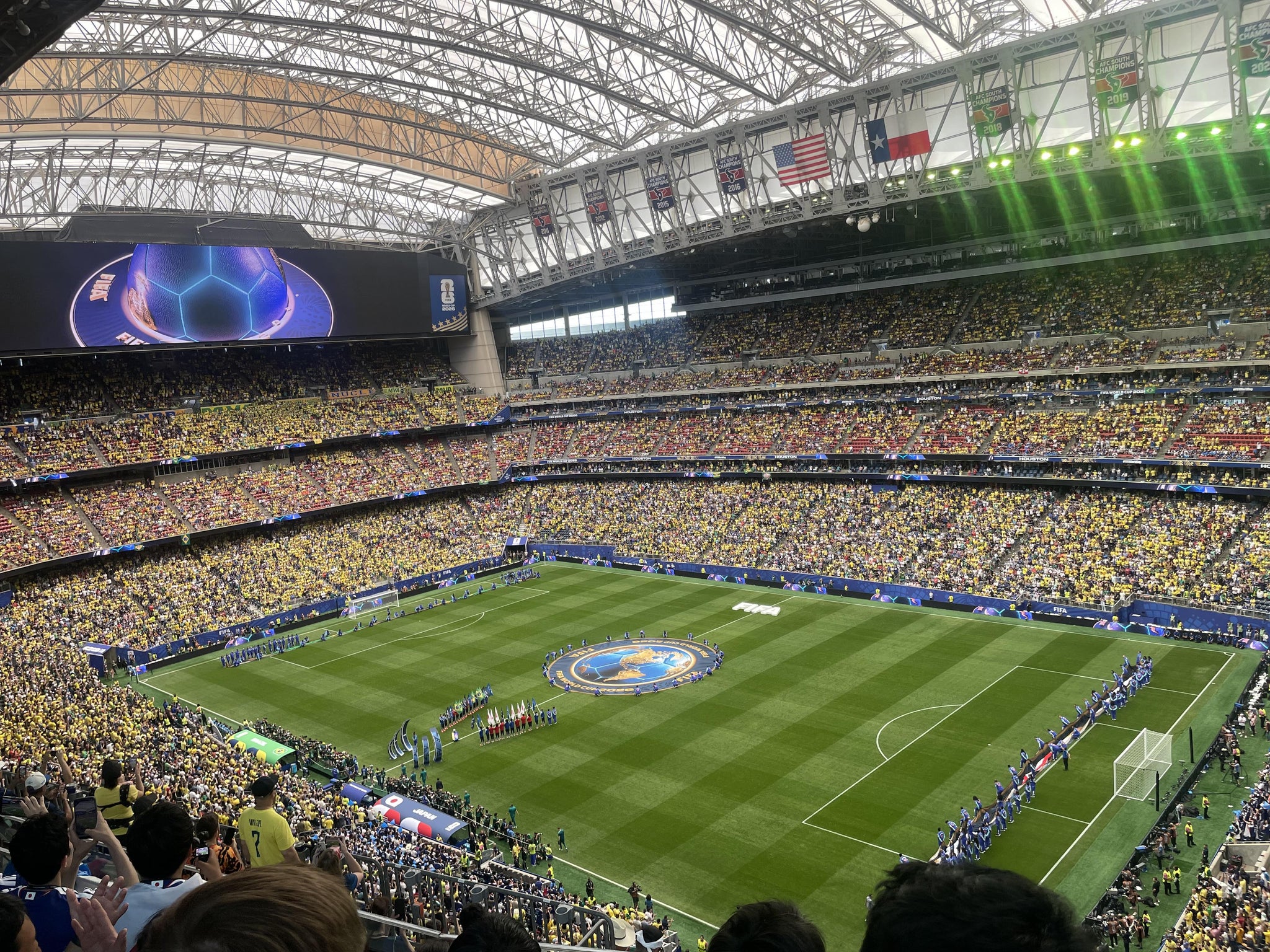Real Fan View taken from Section 603 at Reliant Stadium by Gokul P
