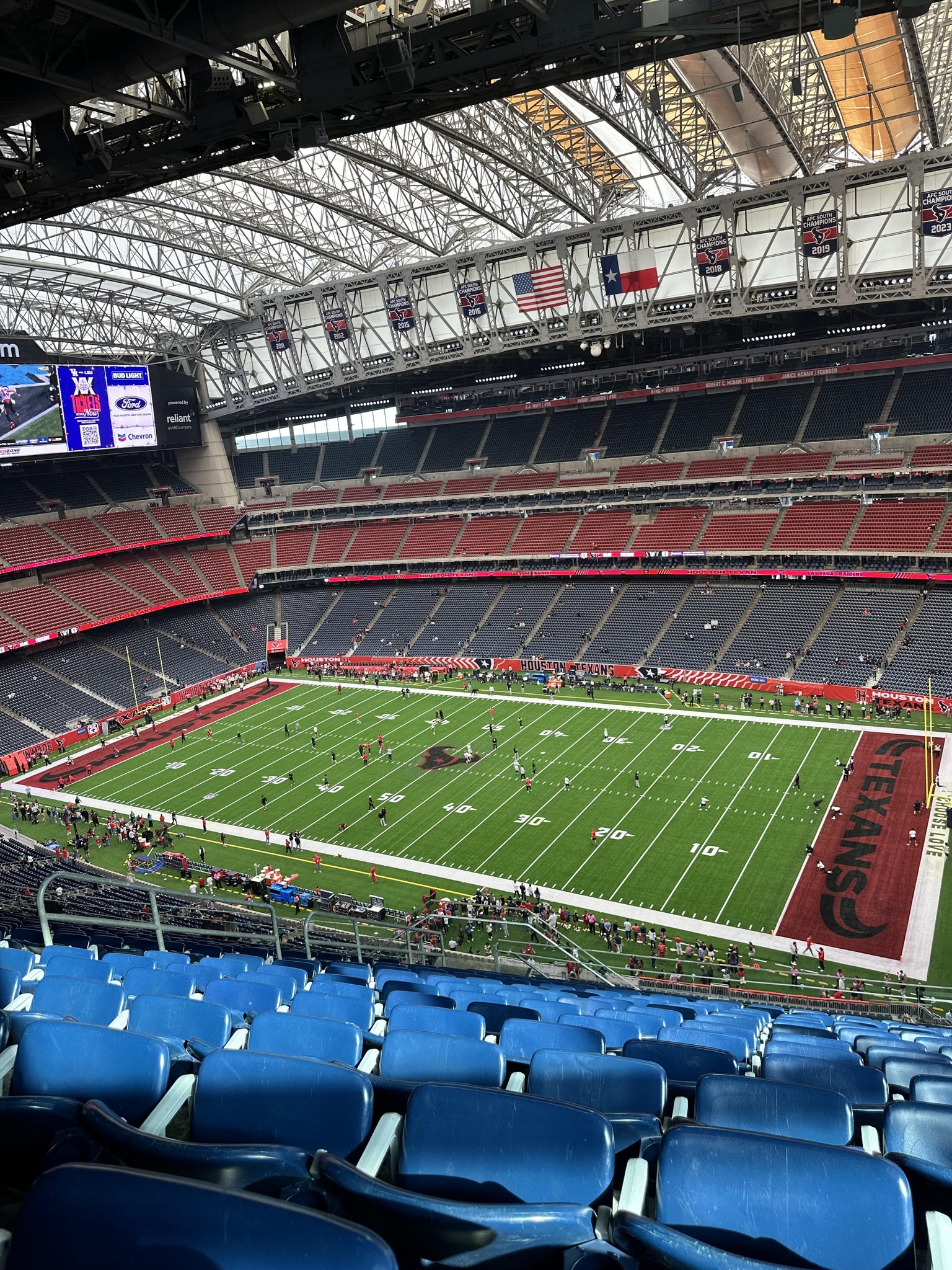 Real Fan View taken from Section 604 at Reliant Stadium by Rachel V