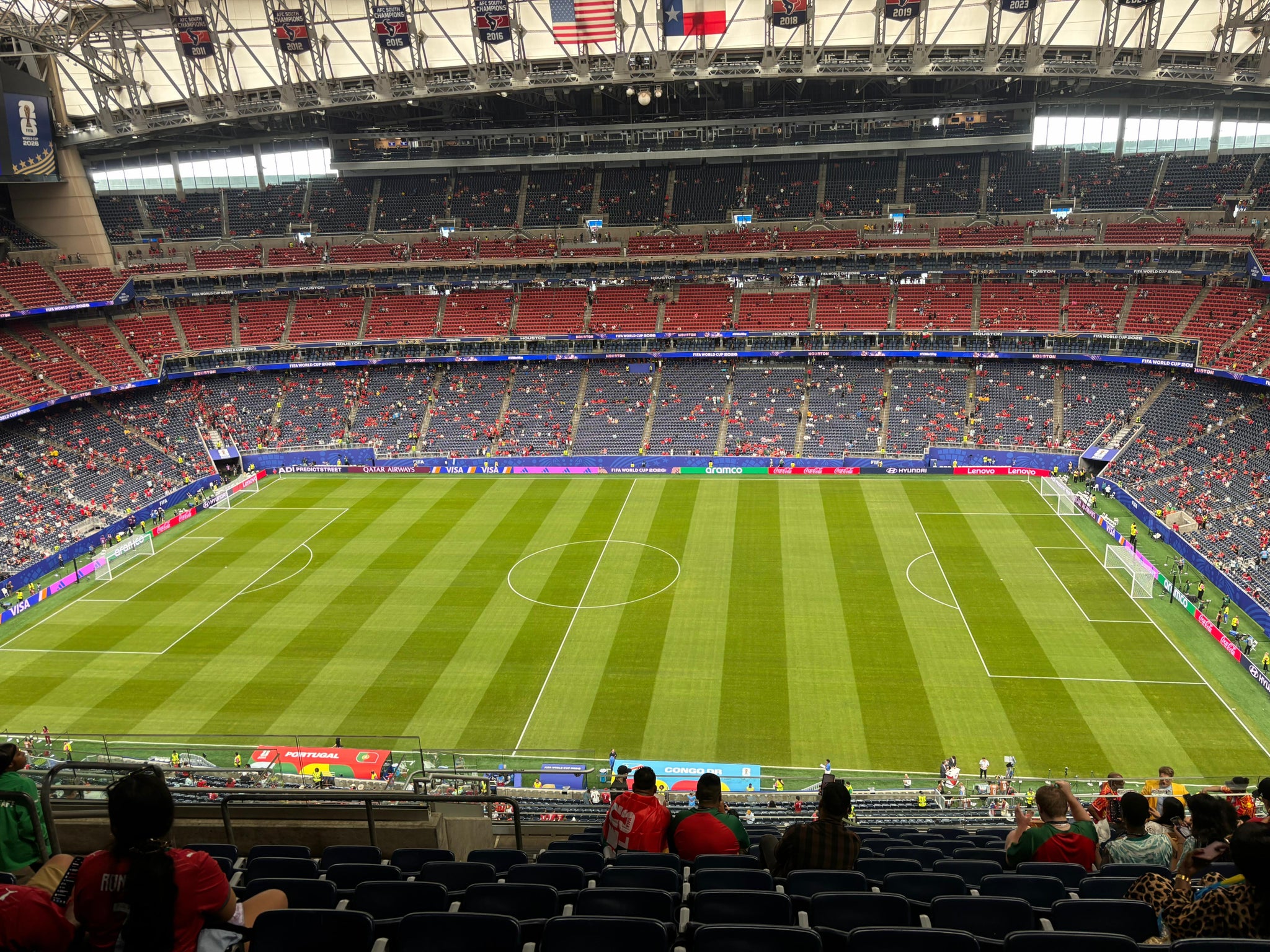 Real Fan View taken from Section 607 at Reliant Stadium by Ada P