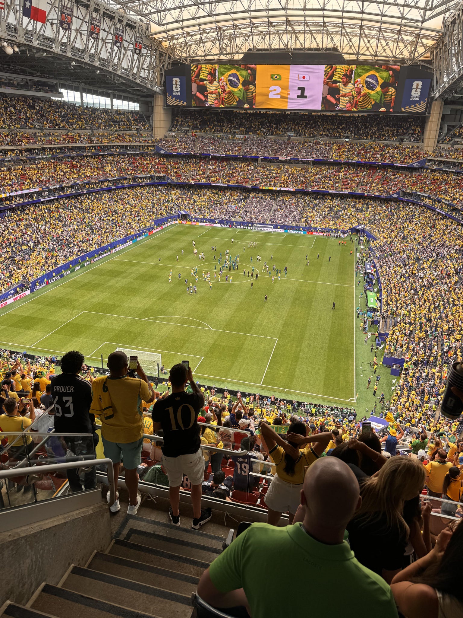 Real Fan View taken from Section 619 at Reliant Stadium by Rodrigo A