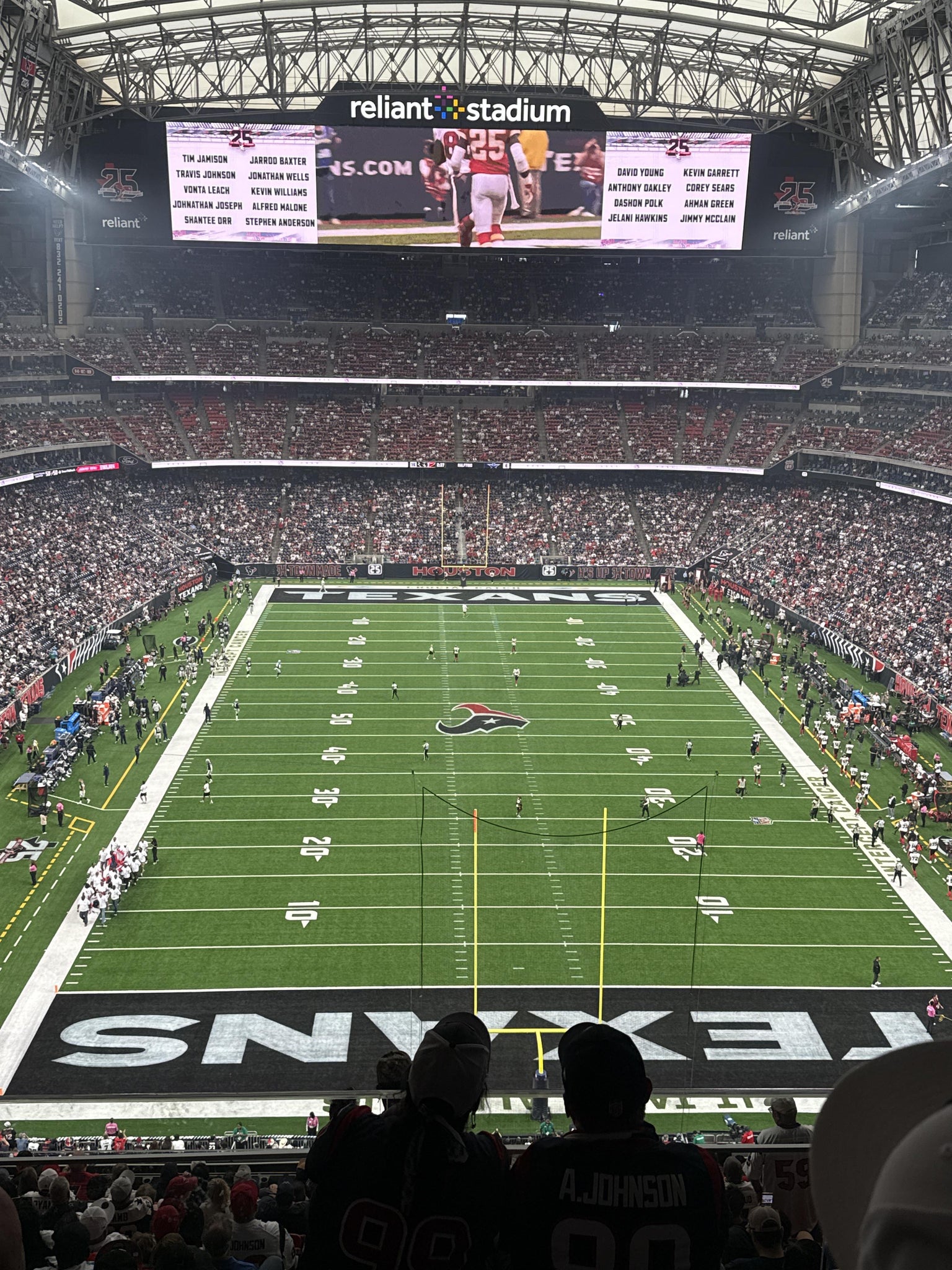 Vue réelle des fans prise de la Section 622 au site Reliant Stadium par Kimberly L