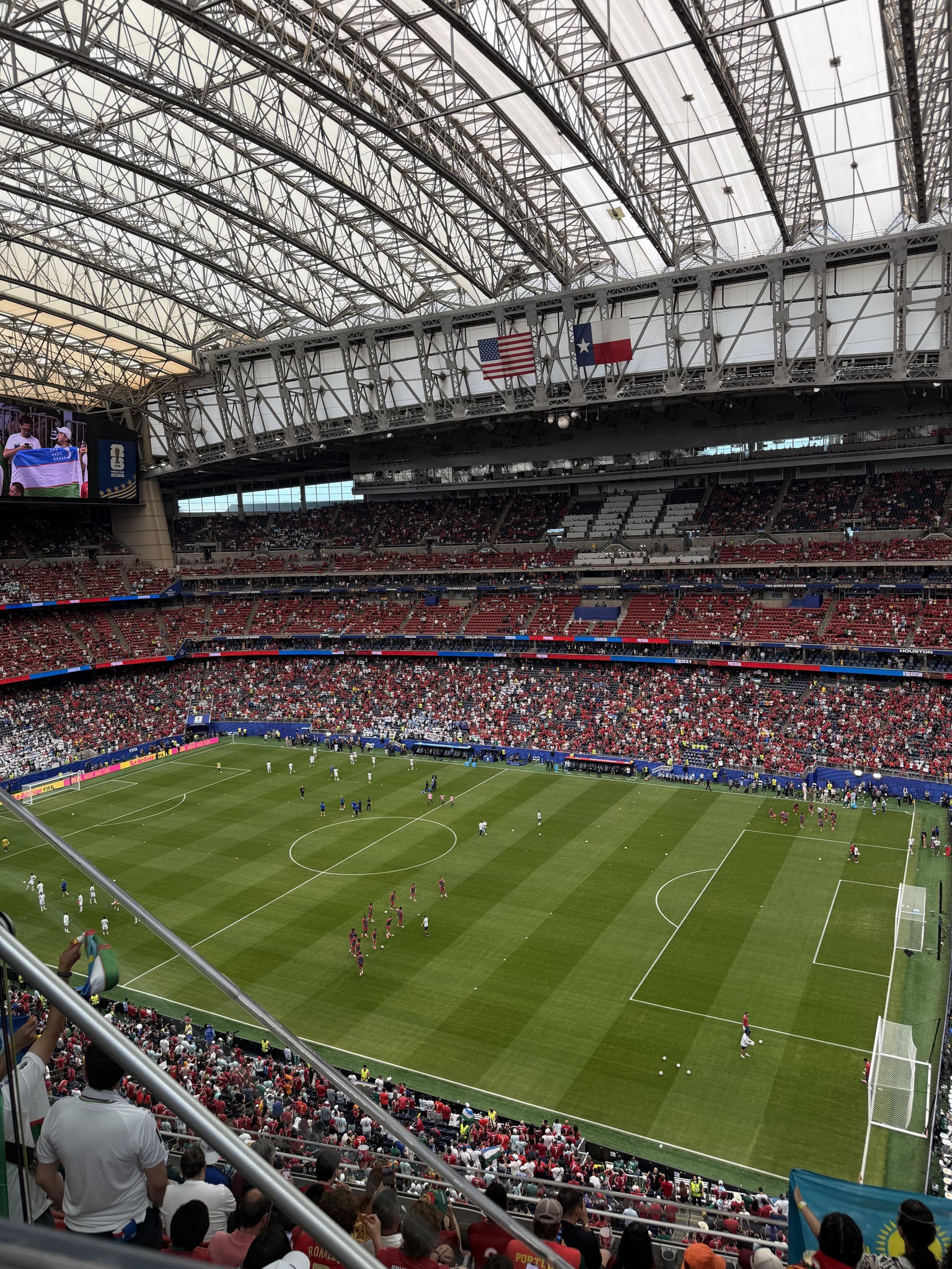 Vue réelle des fans prise de la Section 630 au site Reliant Stadium par Nubia O