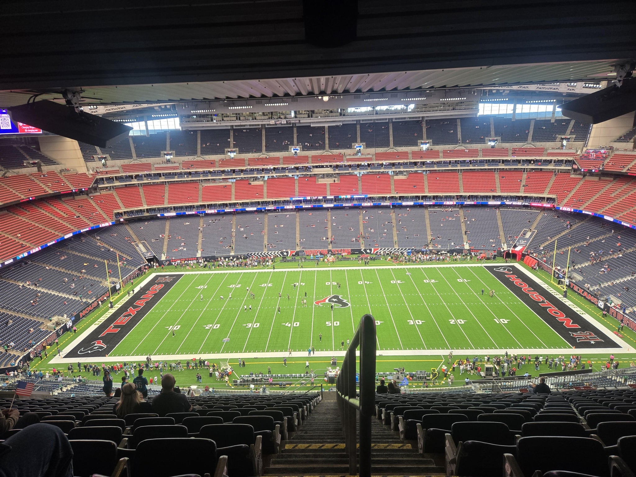 Real Fan View taken from Section 635 at Reliant Stadium by Mitchell L