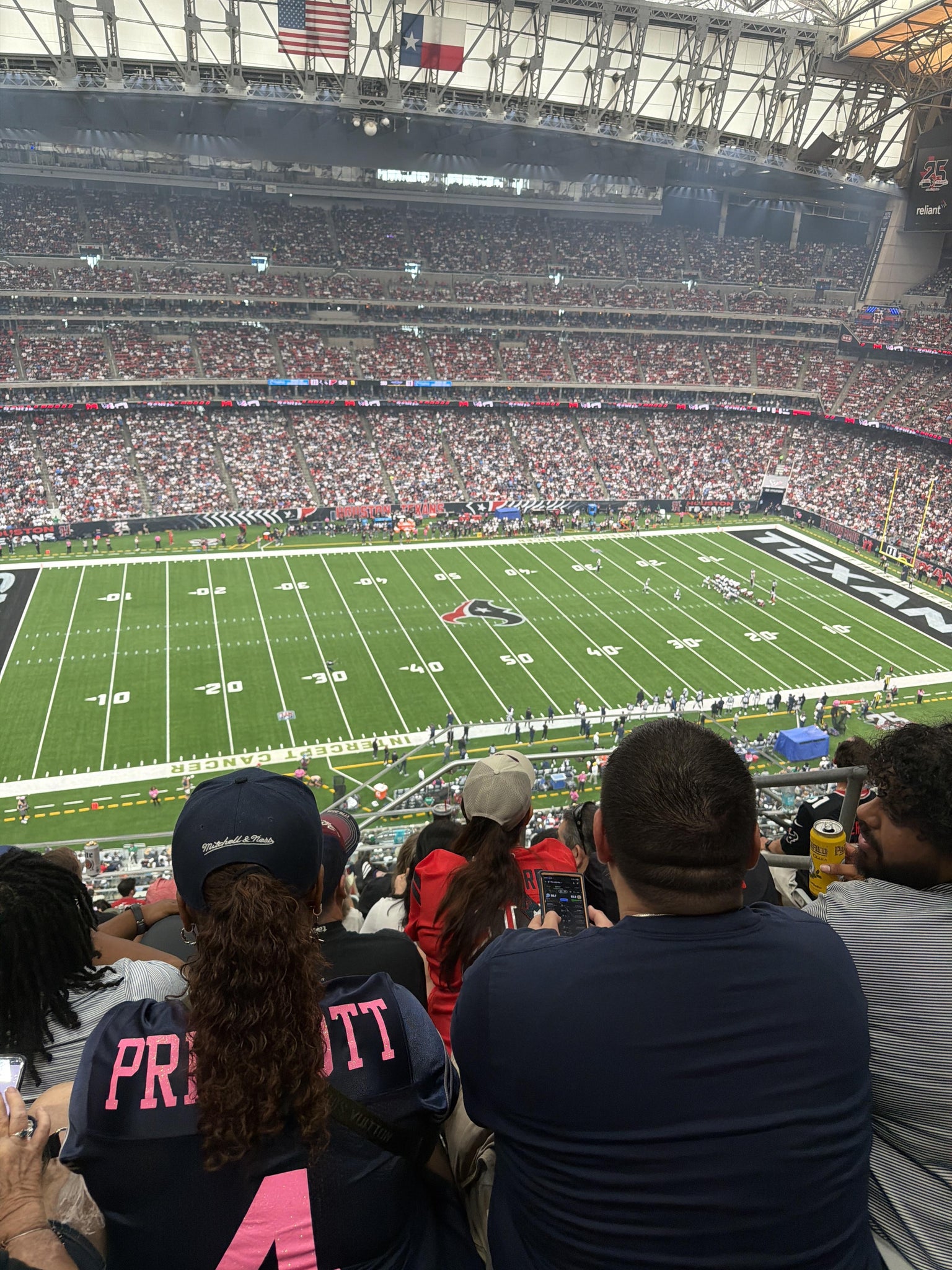 Vue réelle des fans prise de la Section 637 au site Reliant Stadium par Alexandra B