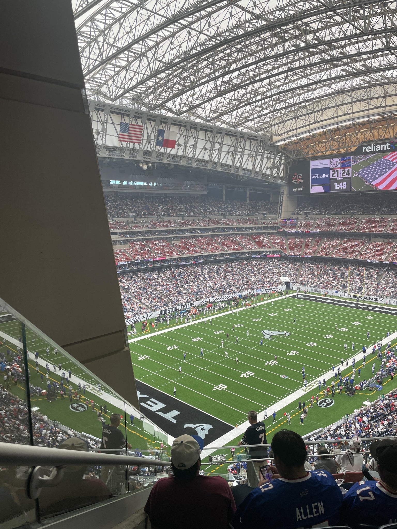 Real Fan View taken from Section 642 at Reliant Stadium by Michelle W