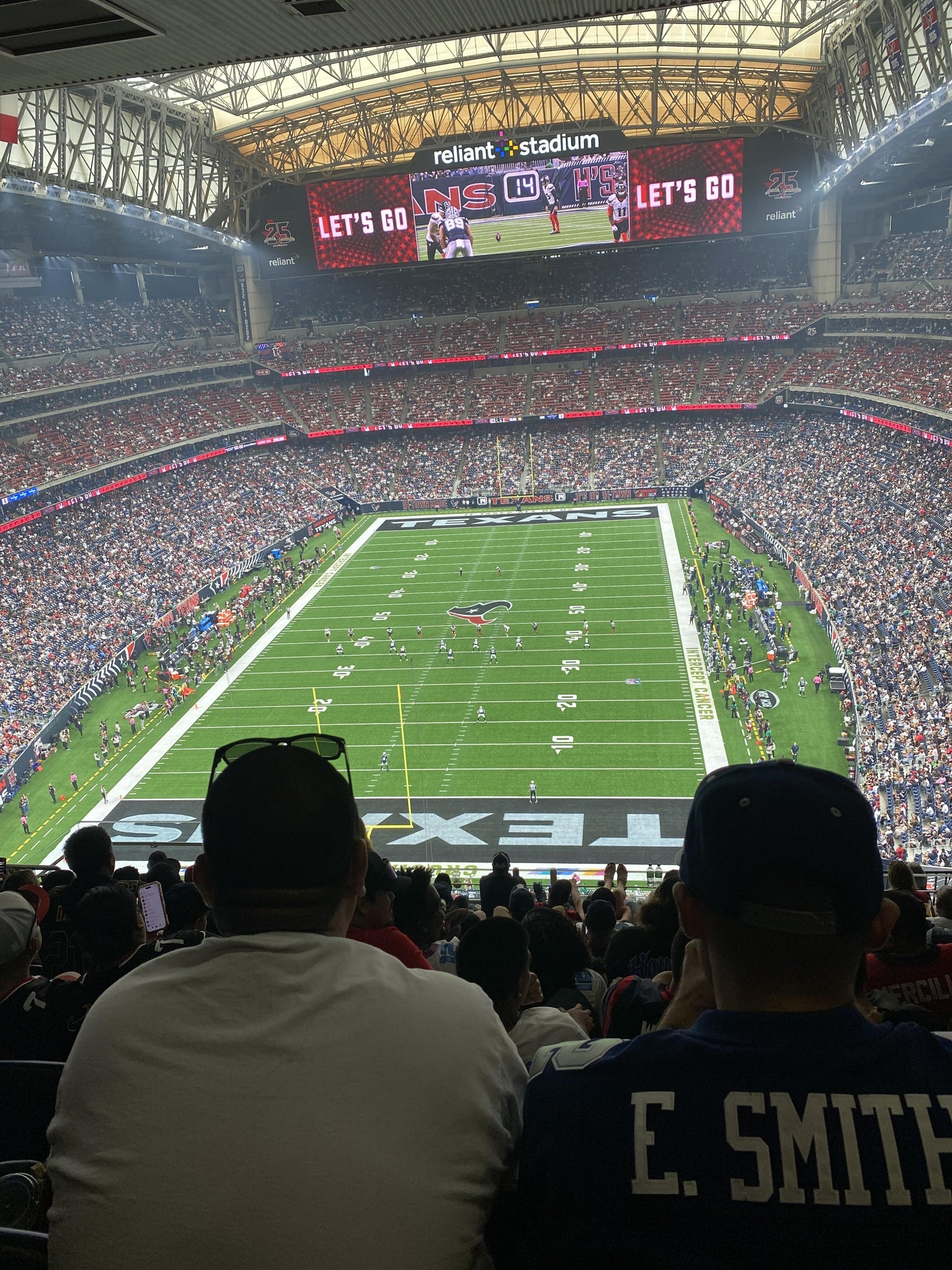 Vue réelle des fans prise de la Section 646 au site Reliant Stadium par Ani M