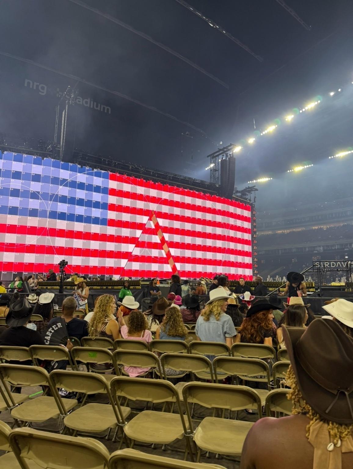 Real Fan View taken from Floor L at Reliant Stadium by Alyssa N