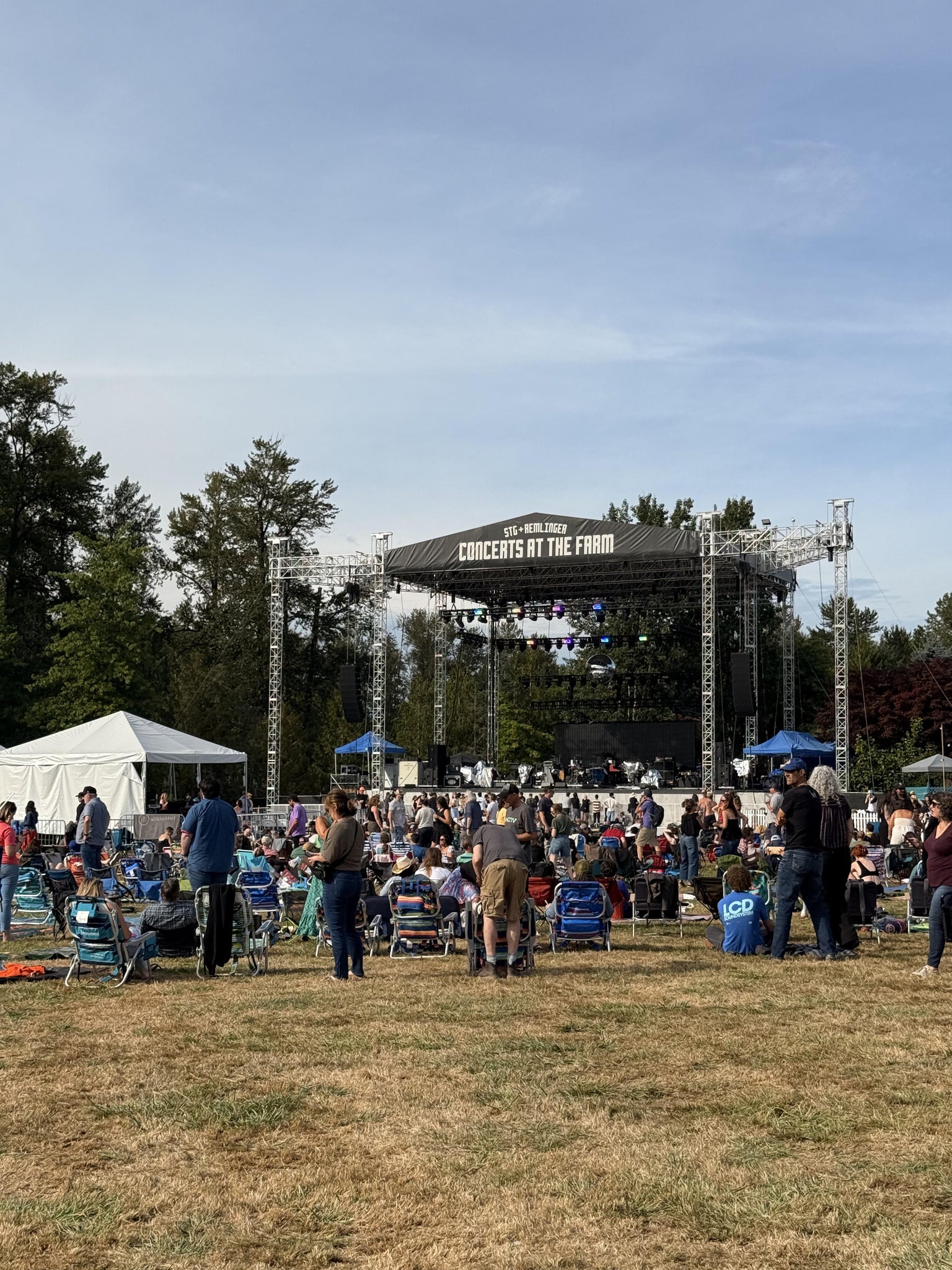 Real Fan View taken from General Admission at Remlinger Farms by Graeme M