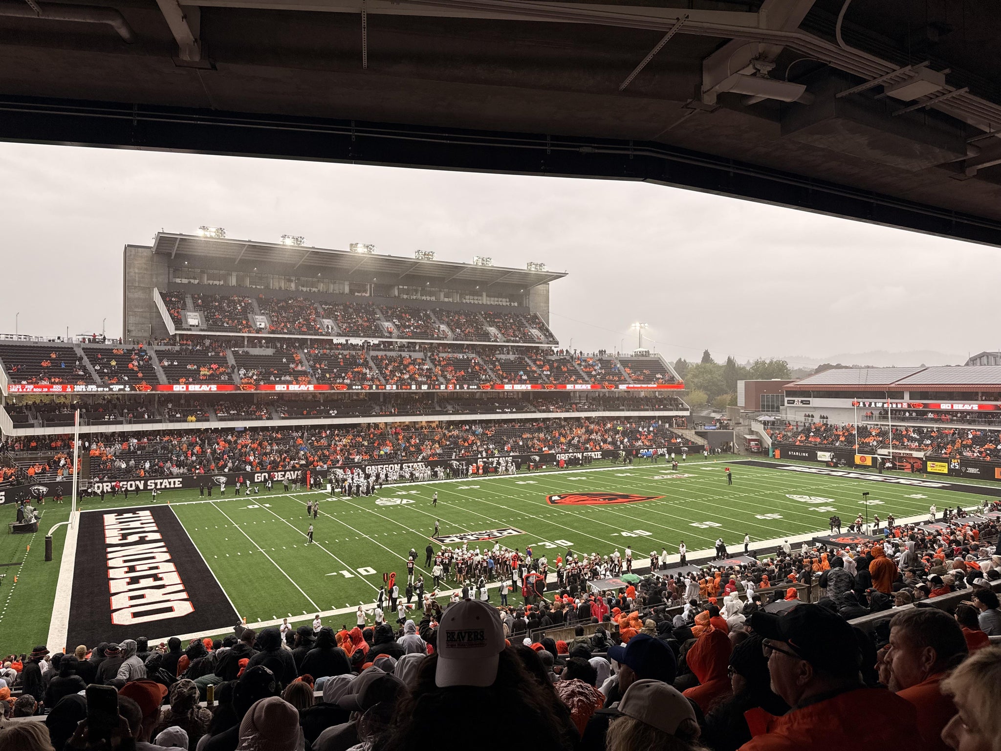 Vue réelle des fans prise de la Section 120 au site Reser Stadium par Kristen L
