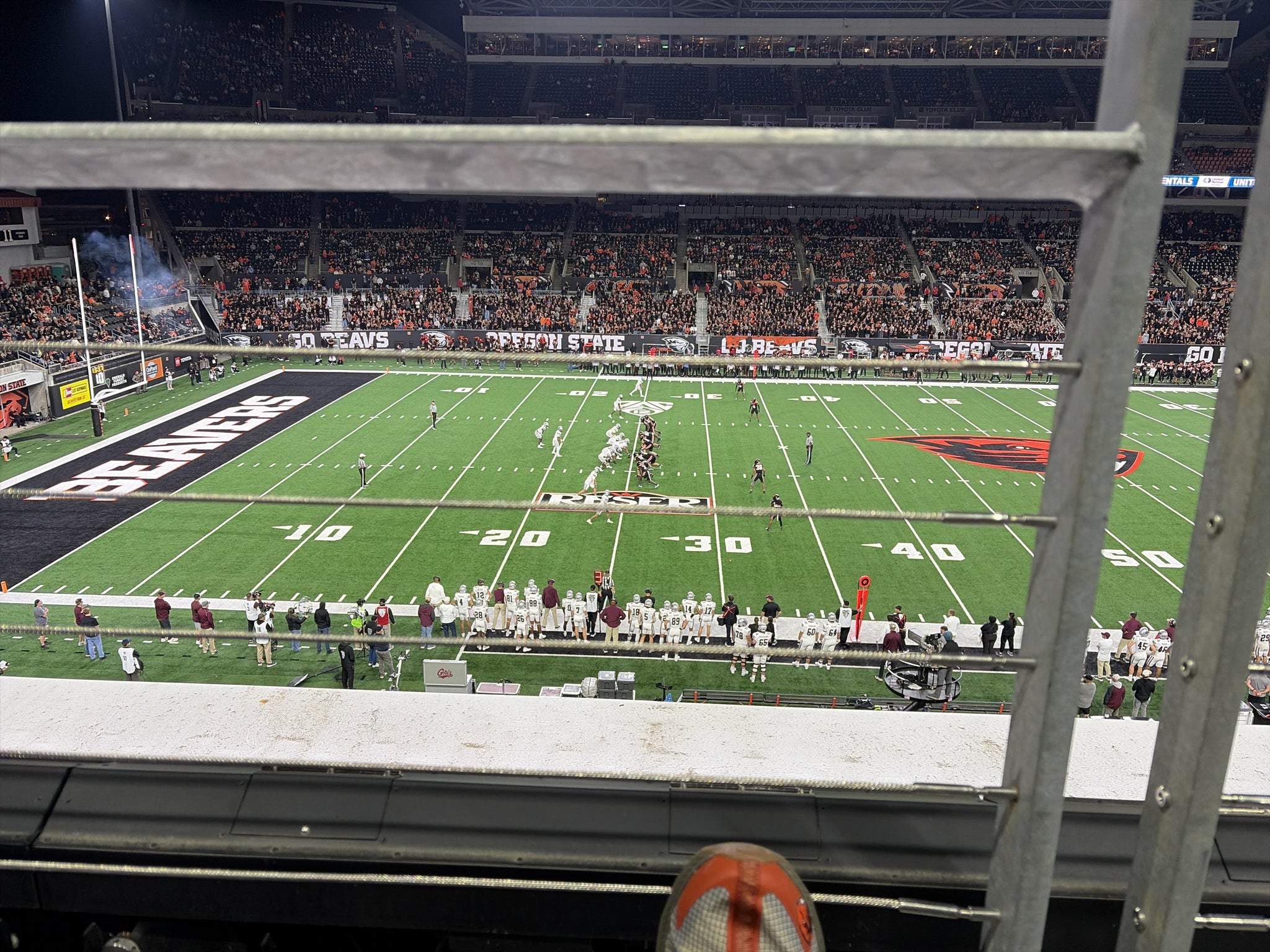 Vue réelle des fans prise de la Section 235 au site Reser Stadium par David F