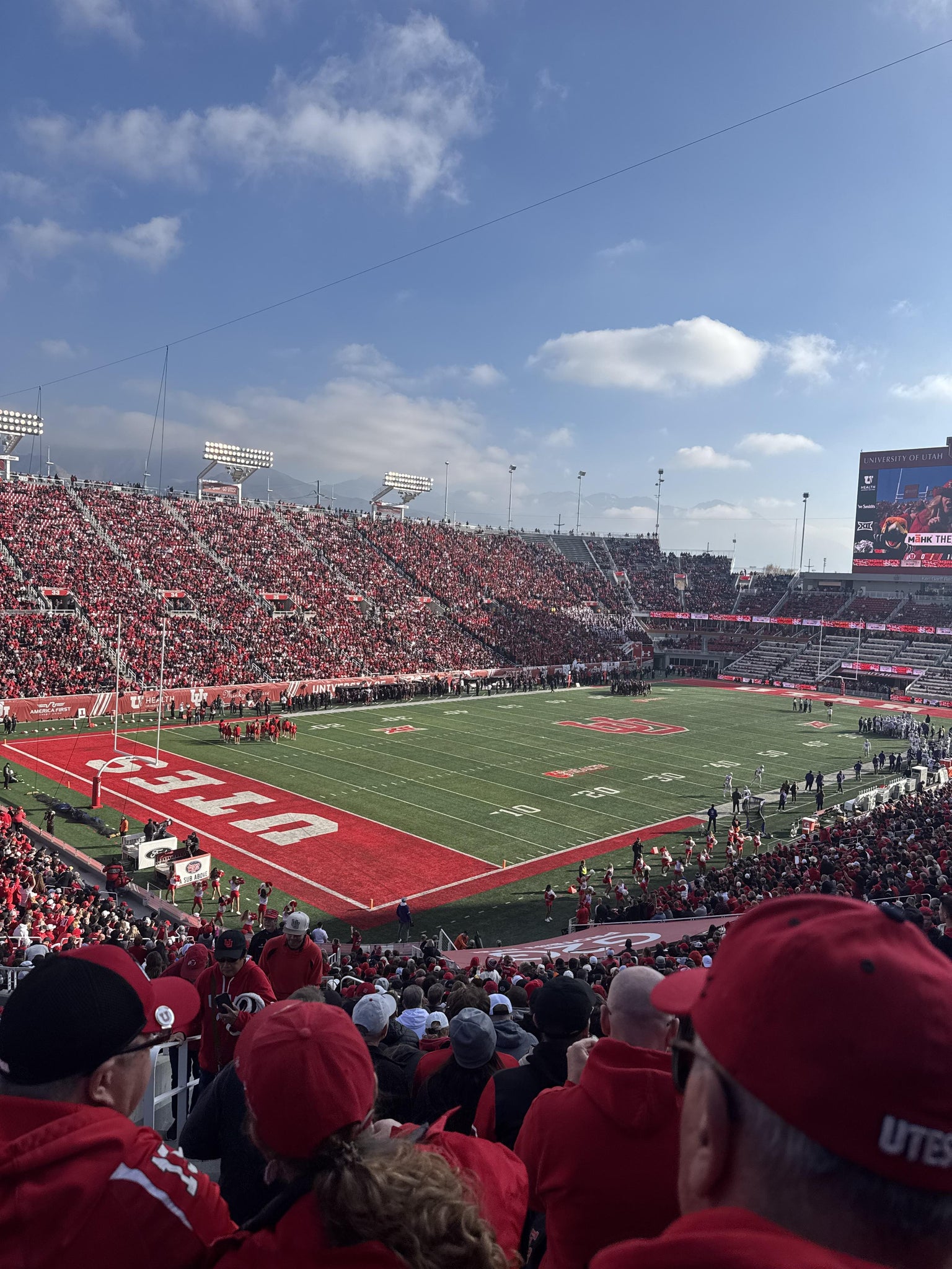 Real Fan View taken from Section 19 at Rice-Eccles Stadium by Bryce D