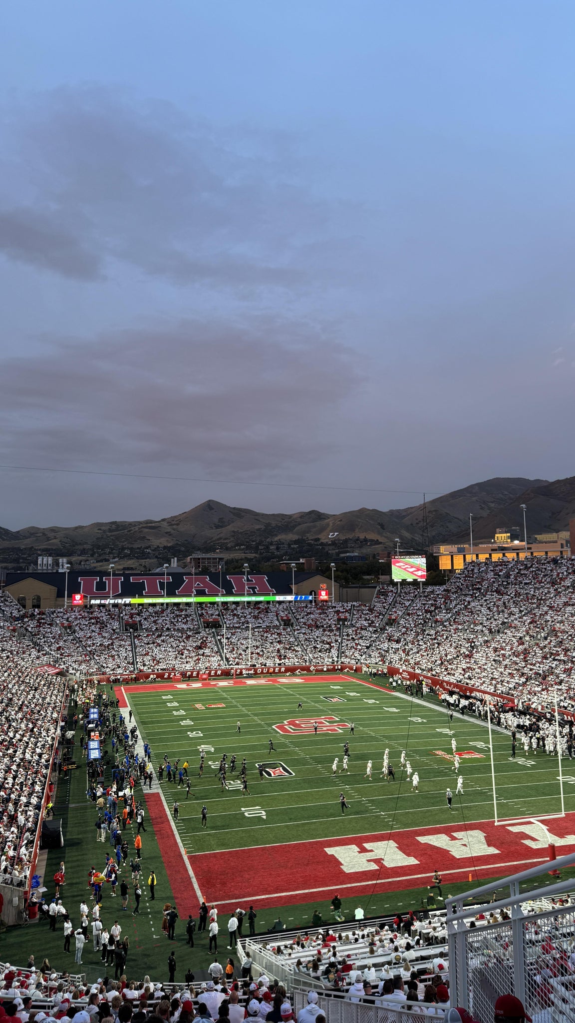 Real Fan View taken from Section 2 at Rice-Eccles Stadium by Ryan D