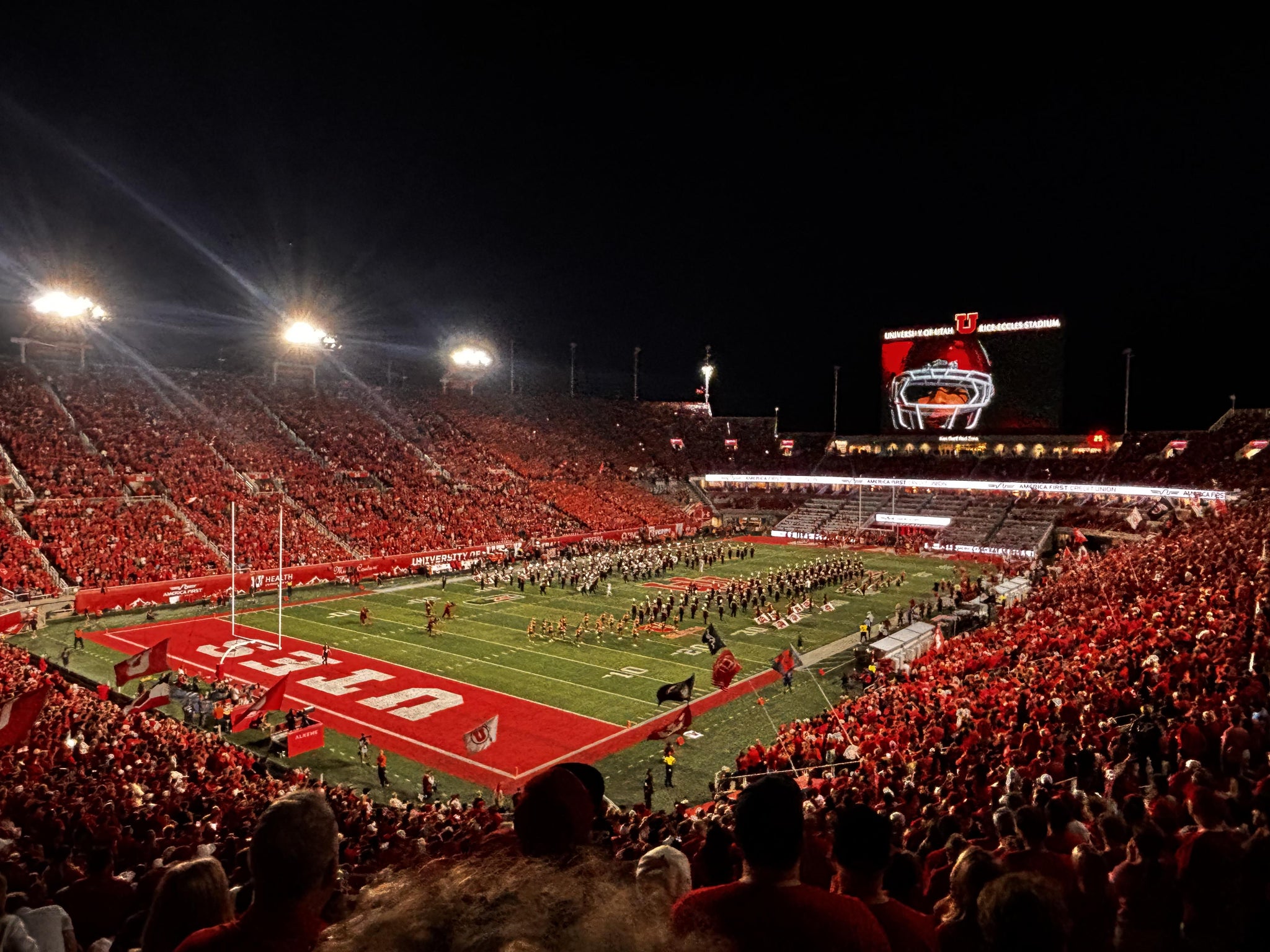 Real Fan View taken from Section 20 at Rice-Eccles Stadium by Nicholas A