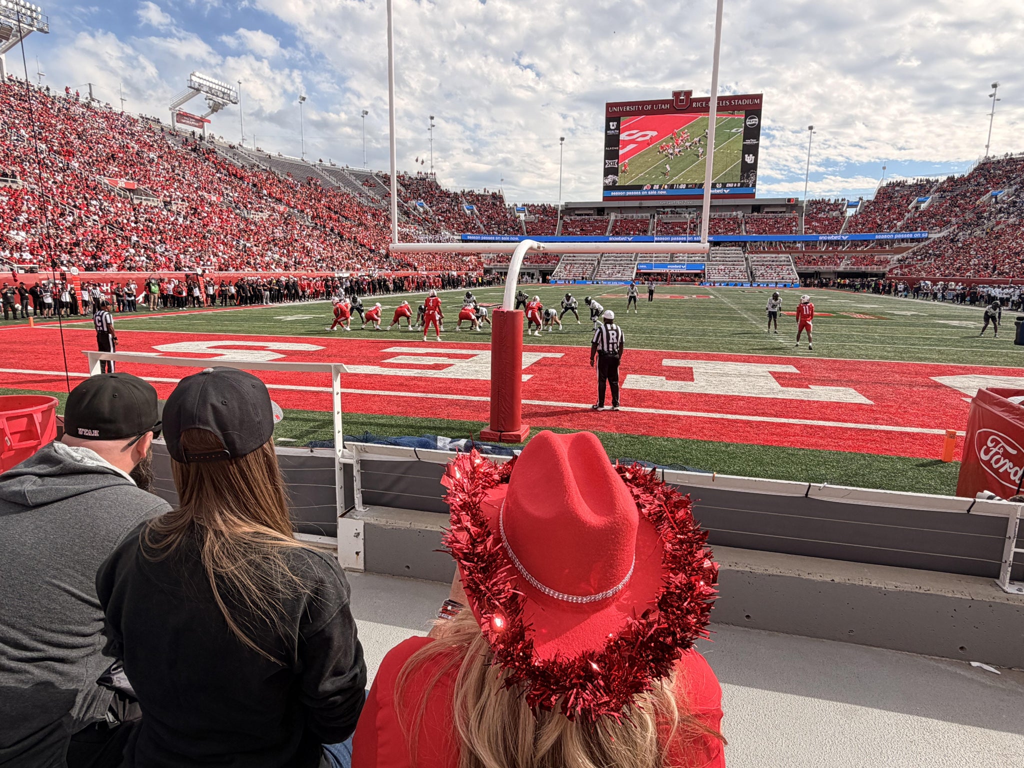 Real Fan View taken from Section 23 at Rice-Eccles Stadium by Amber G