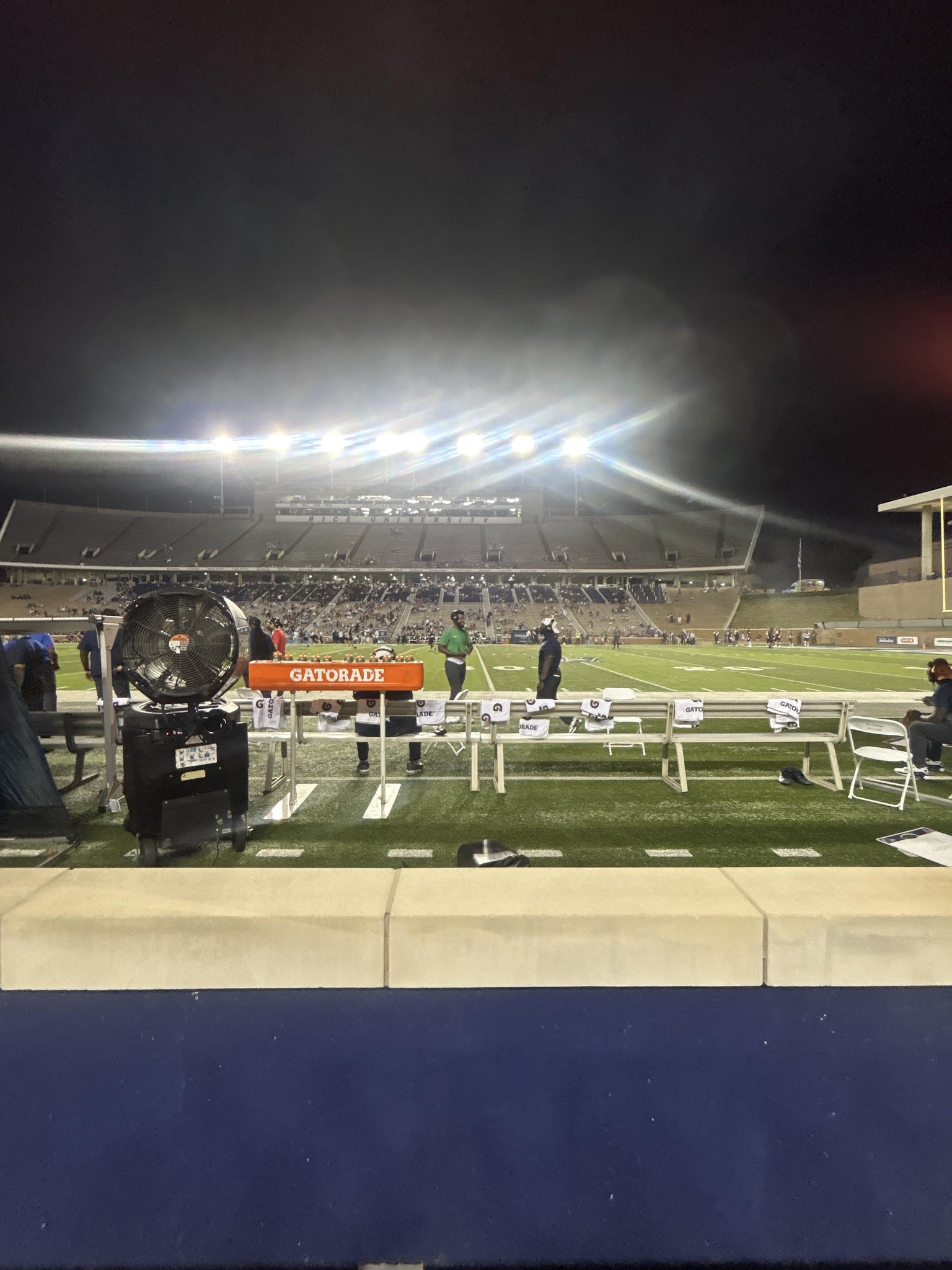 Real Fan View taken from Section 112 at Rice Stadium by Miracle G