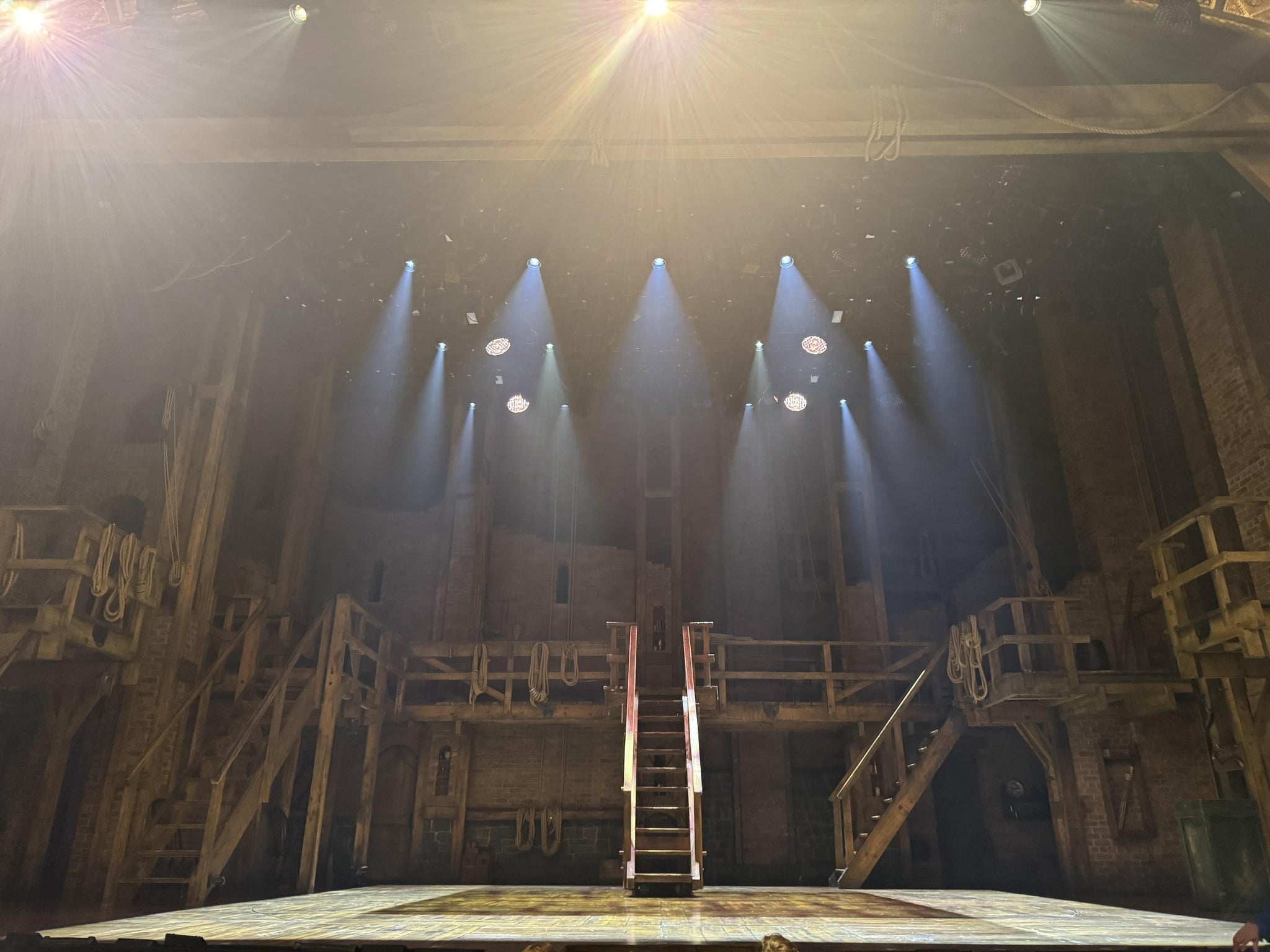 Real Fan View taken from Orchestra Center at Richard Rodgers Theatre by Anonymous User