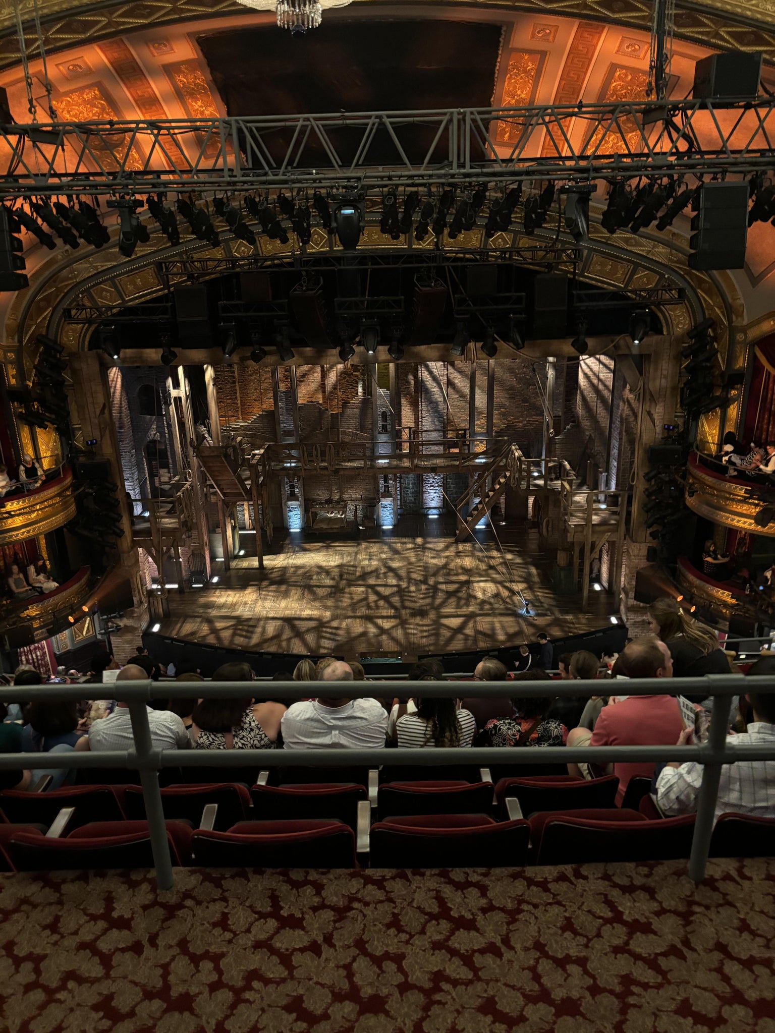 Real Fan View taken from Rmezz CEN at Richard Rodgers Theatre by Whitney L