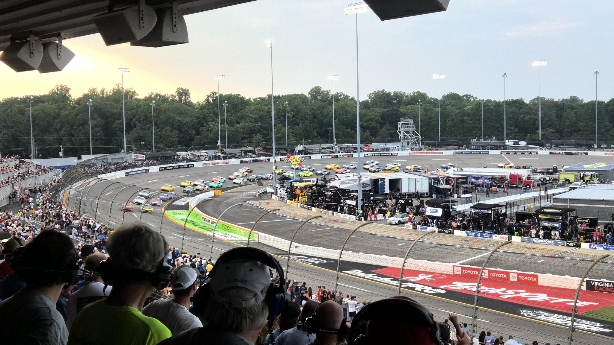 Real Fan View taken from Capital G at Richmond International Raceway by David S