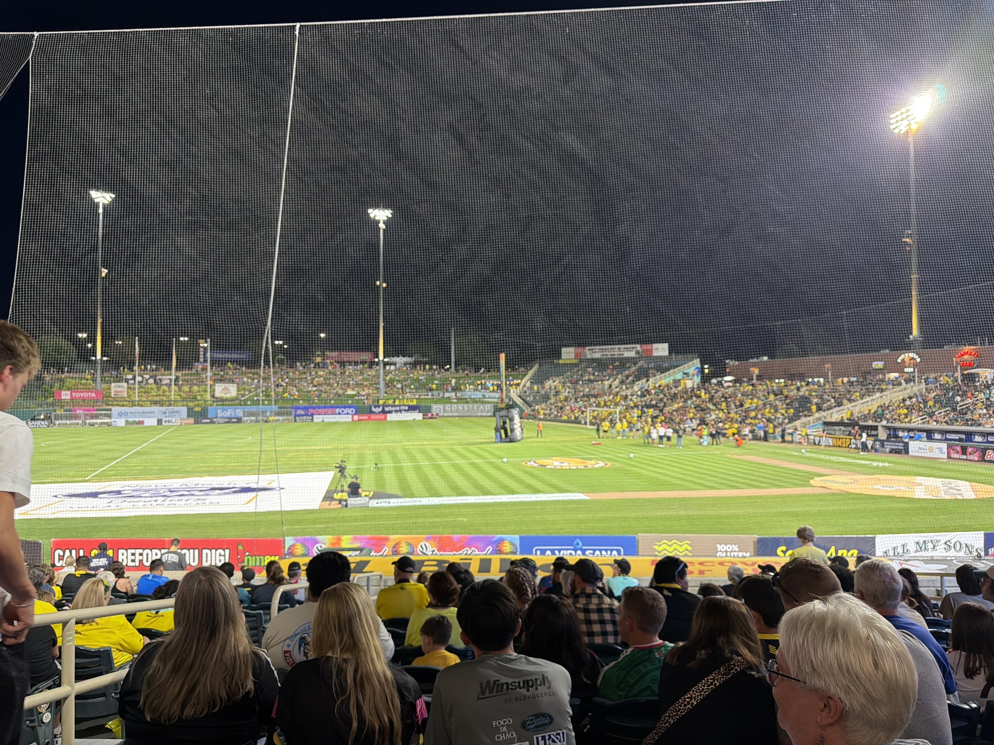 Real Fan View taken from Section 113 at Rio Grande Credit Union Field at Isotopes Park by Steve K