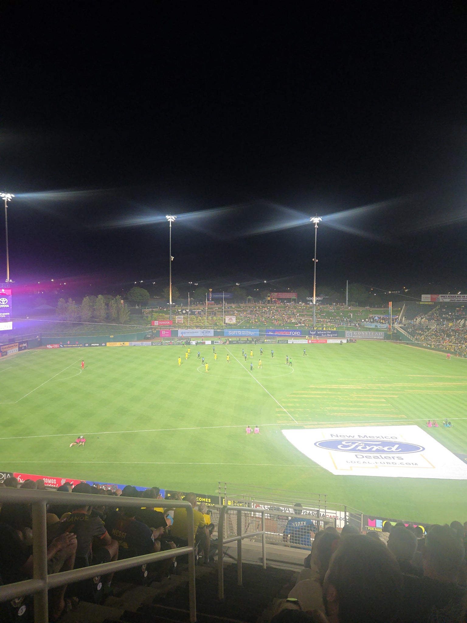 Real Fan View taken from Section 201 at Rio Grande Credit Union Field at Isotopes Park by Blanca P