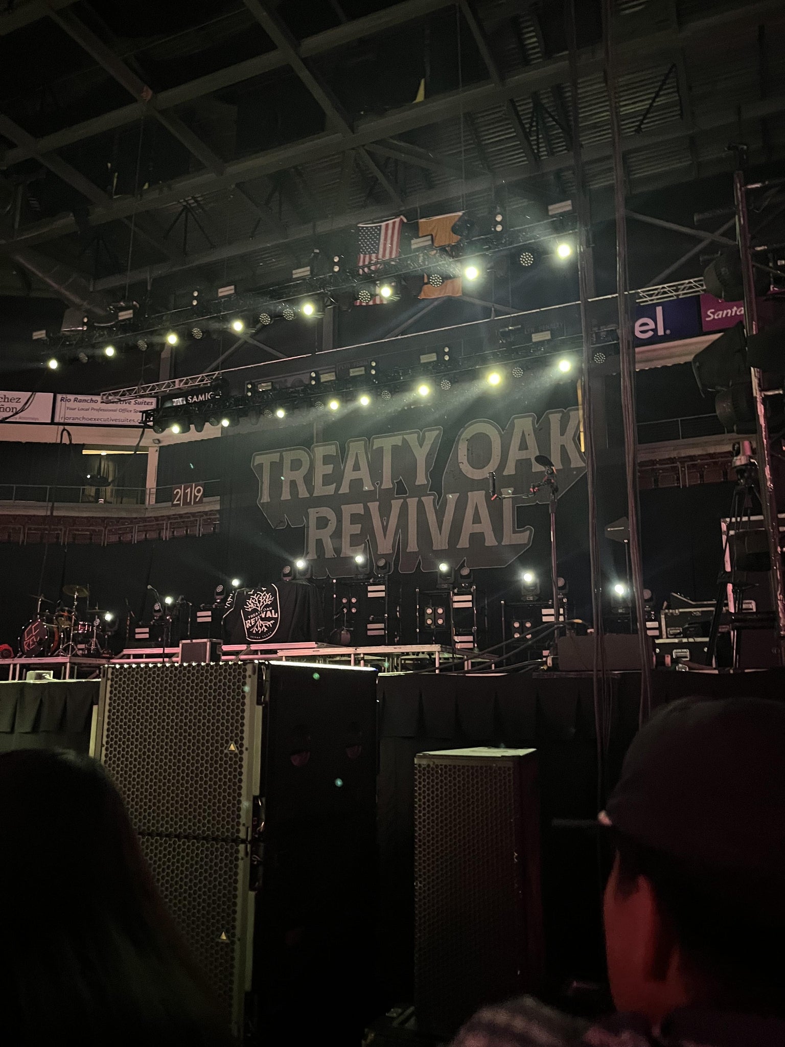 Real Fan View taken from General Admission at Rio Rancho Events Center by Luna M