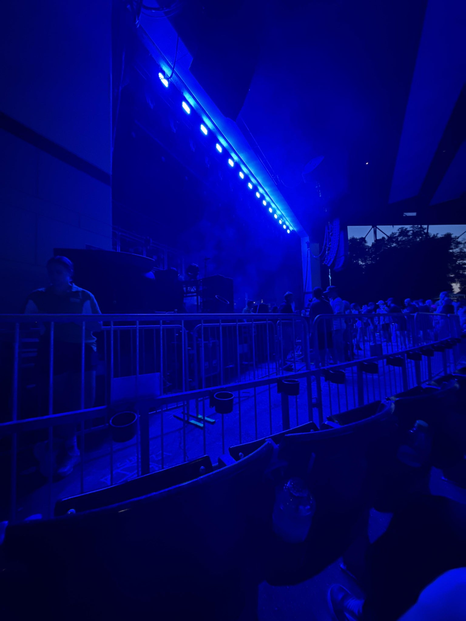 Real Fan View taken from Front 100 at Riverbend Music Center by Gordon G